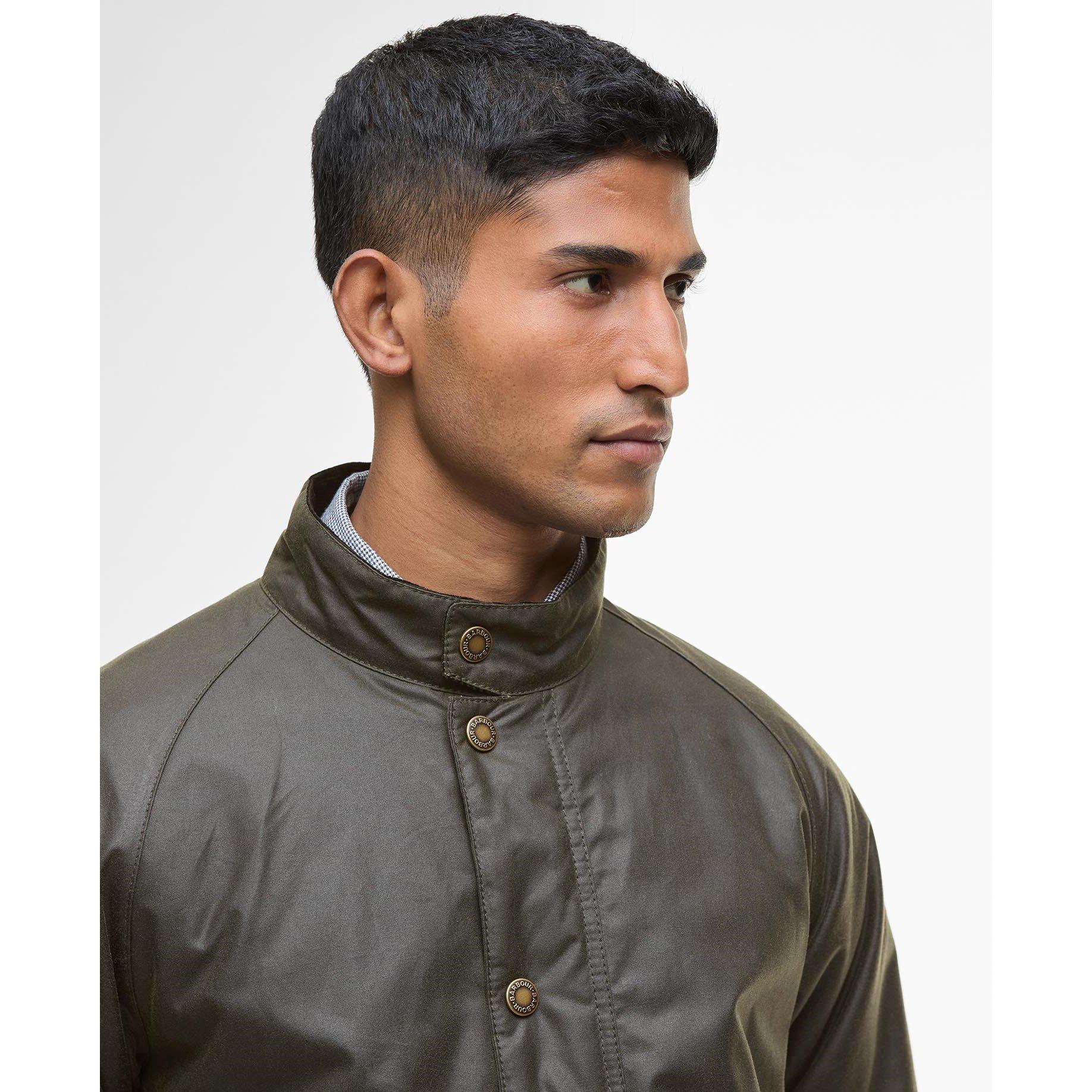 Olive OL99 - Barbour - Mens Cordhill Waxed Jacket - 4