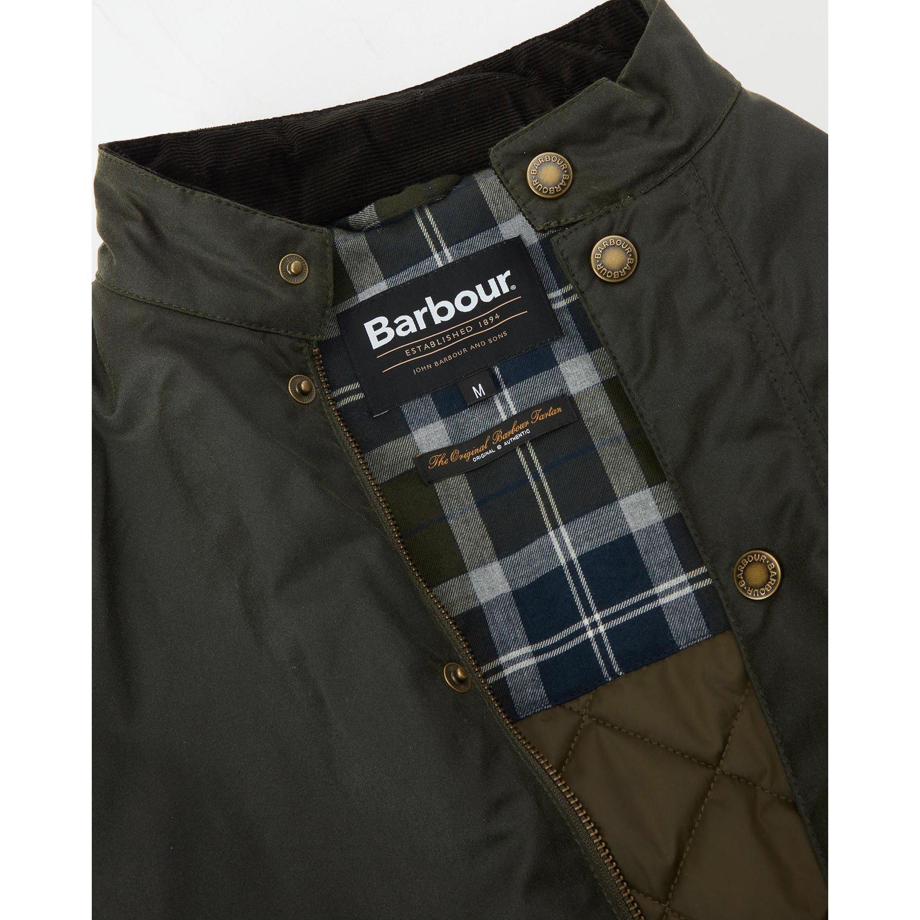 Olive OL99 - Barbour - Mens Cordhill Waxed Jacket - 7