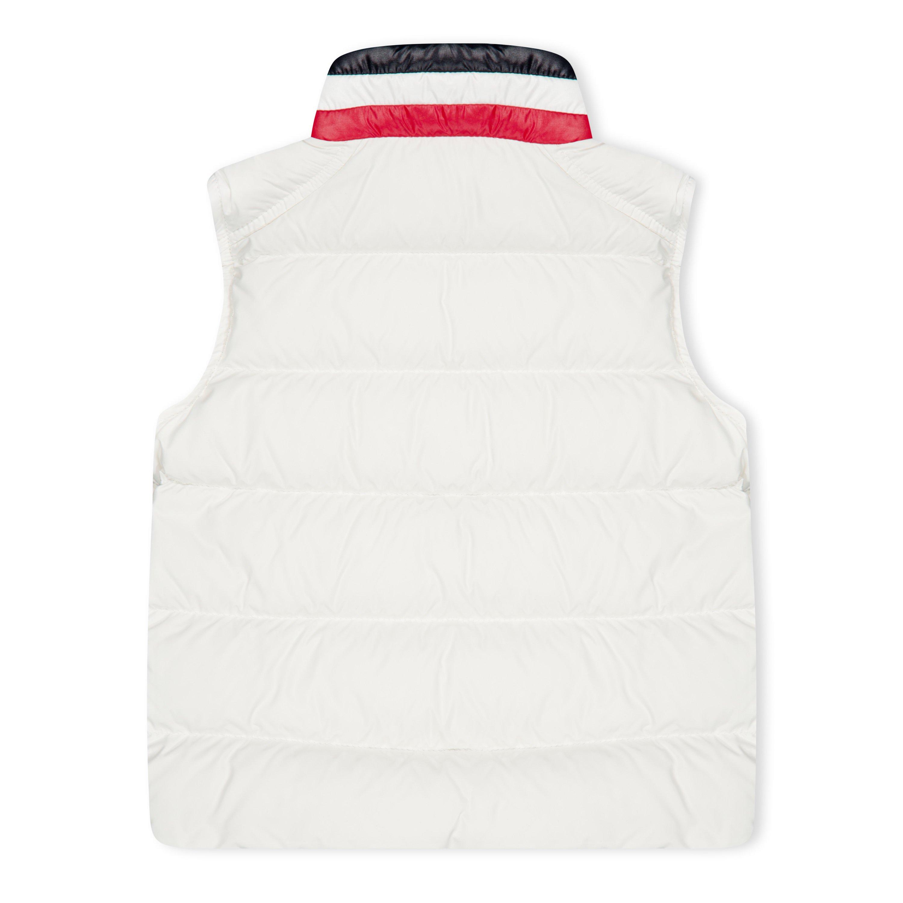 White 031 - Moncler - Kids'  Merab Down Stand Collar Sleeveless Gilet - 2