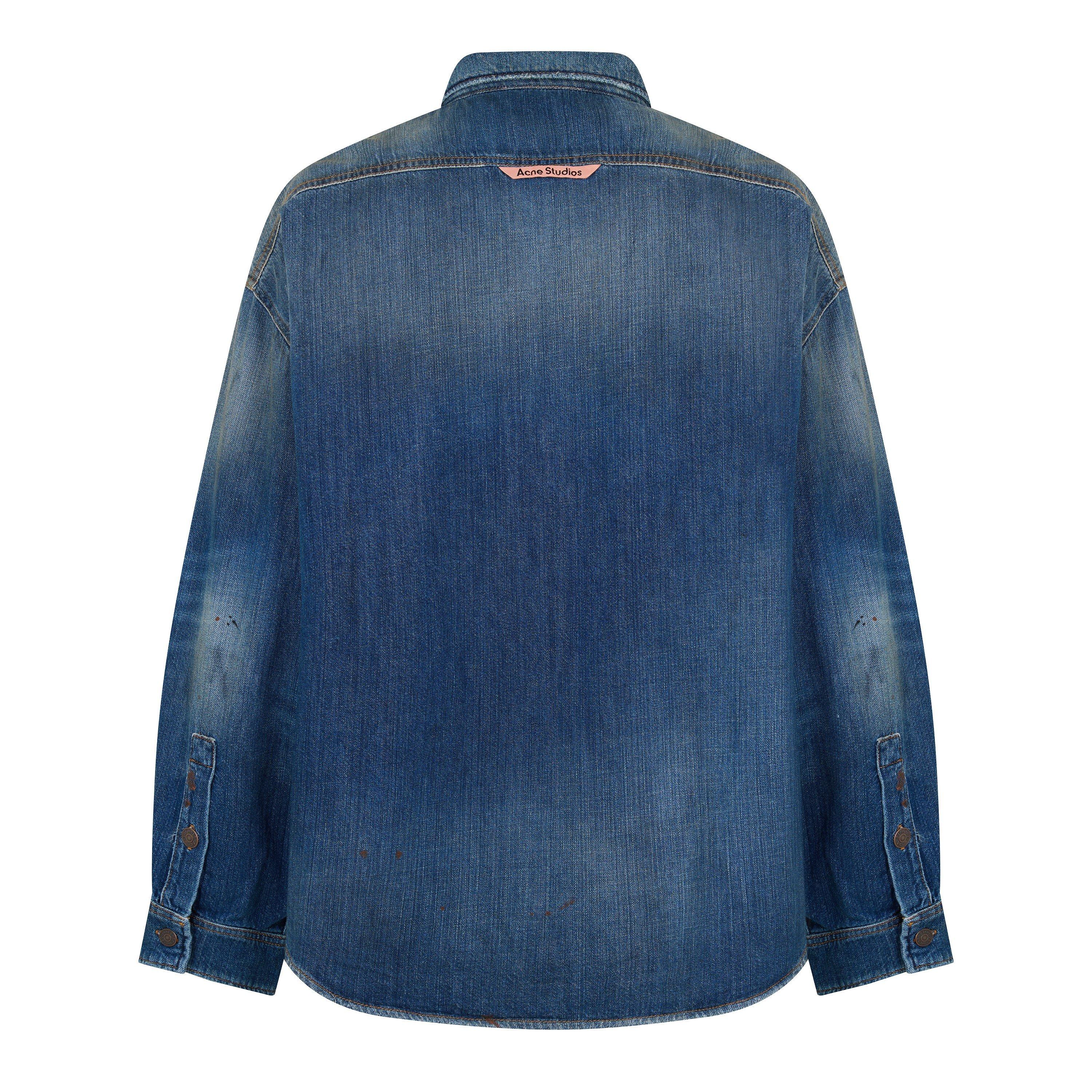 Mid Blue - Acne Studios - Men's Denim OS Denim Overshirt - 2