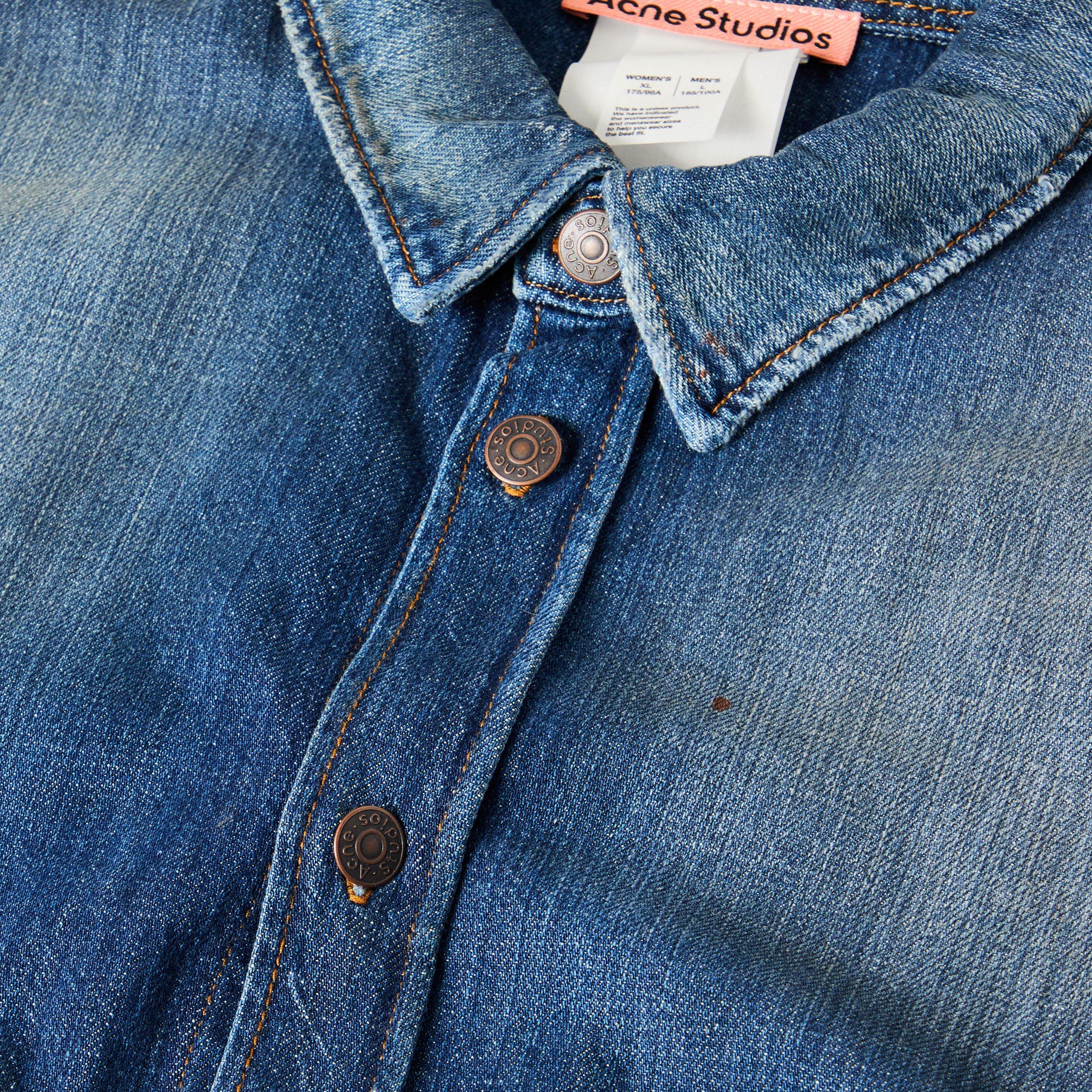 Mid Blue - Acne Studios - Men's Denim OS Denim Overshirt - 5