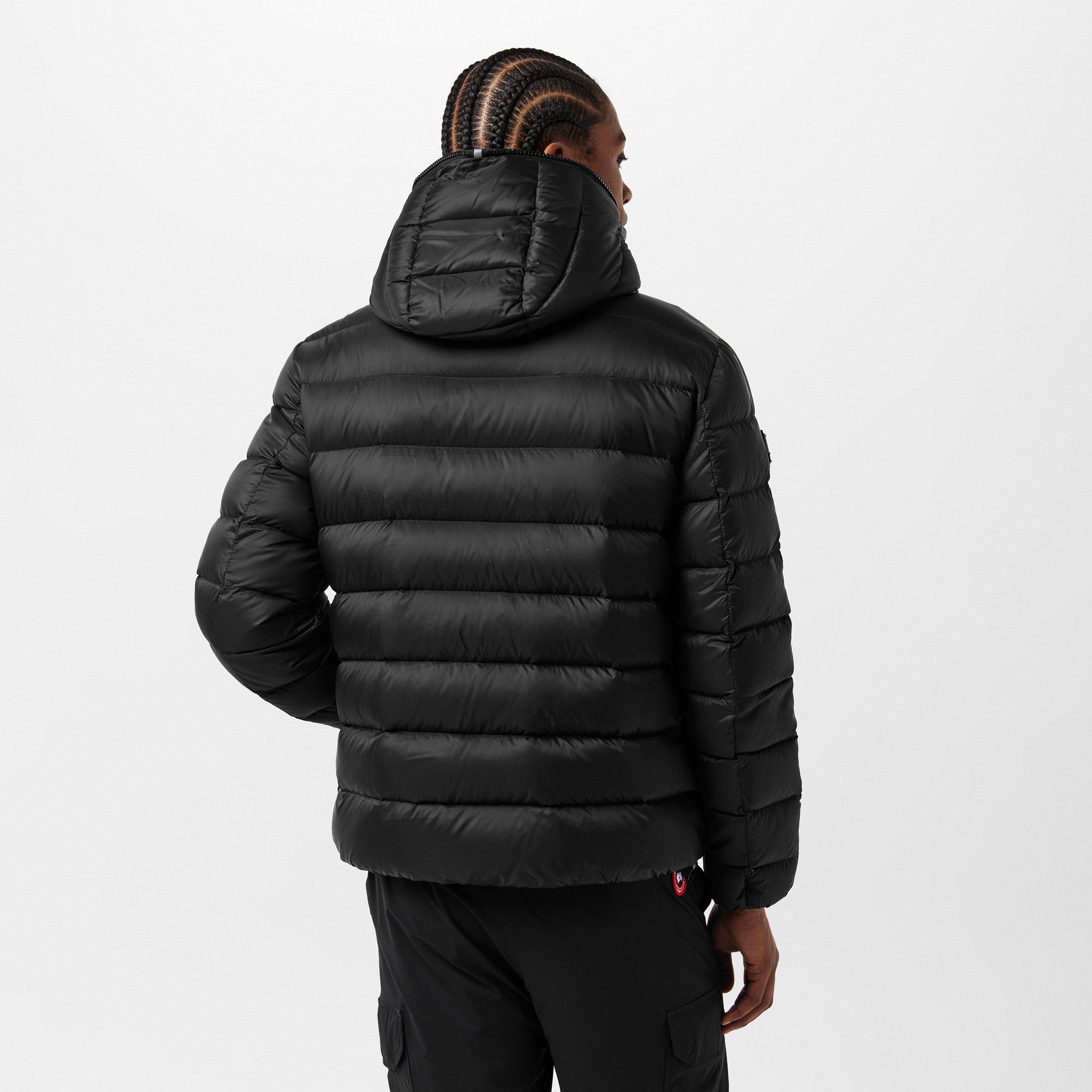 Black - Jack1t - Men's  Dry Racer Hooded Medium Puffer Jacket - 4