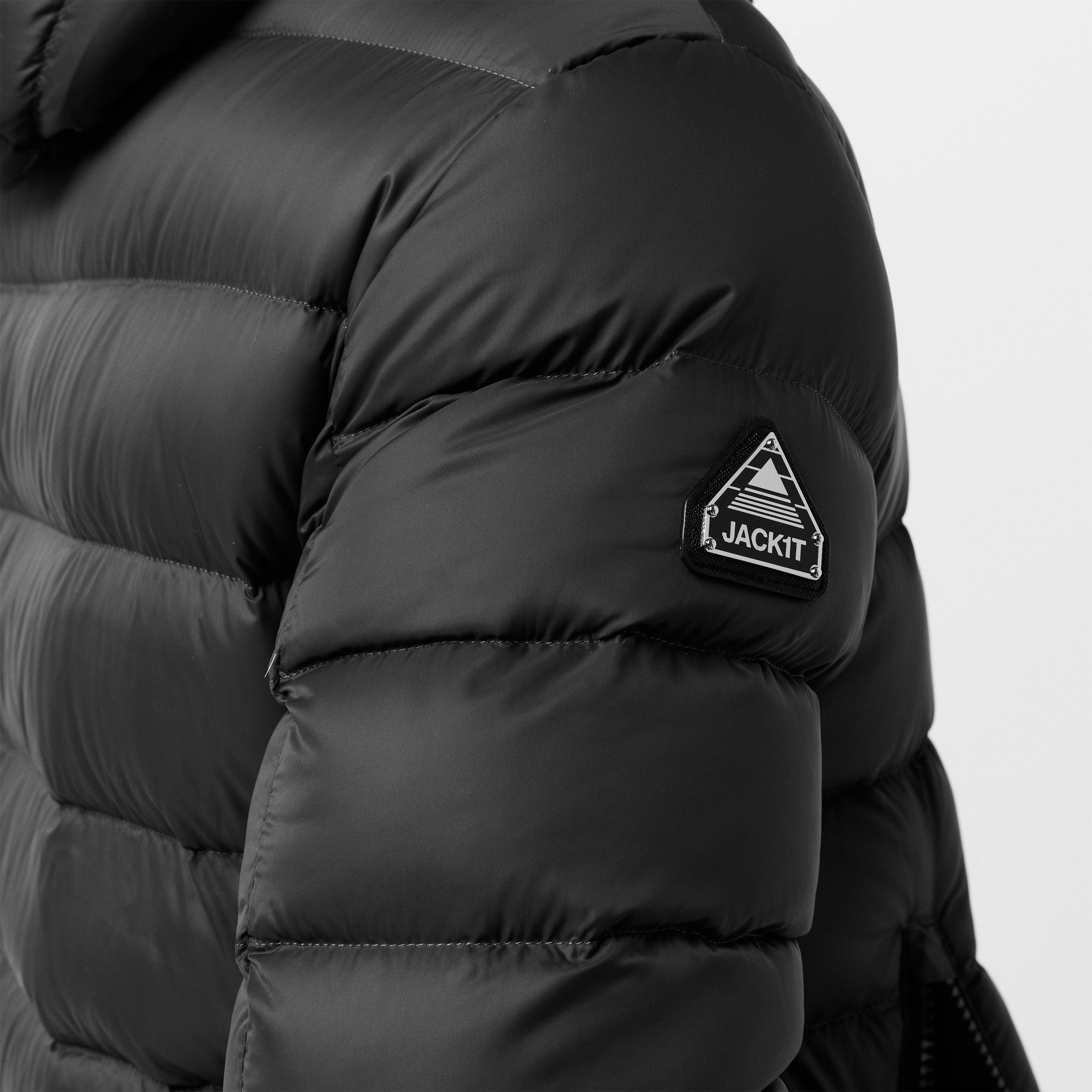 Black - Jack1t - Men's  Dry Racer Hooded Medium Puffer Jacket - 5