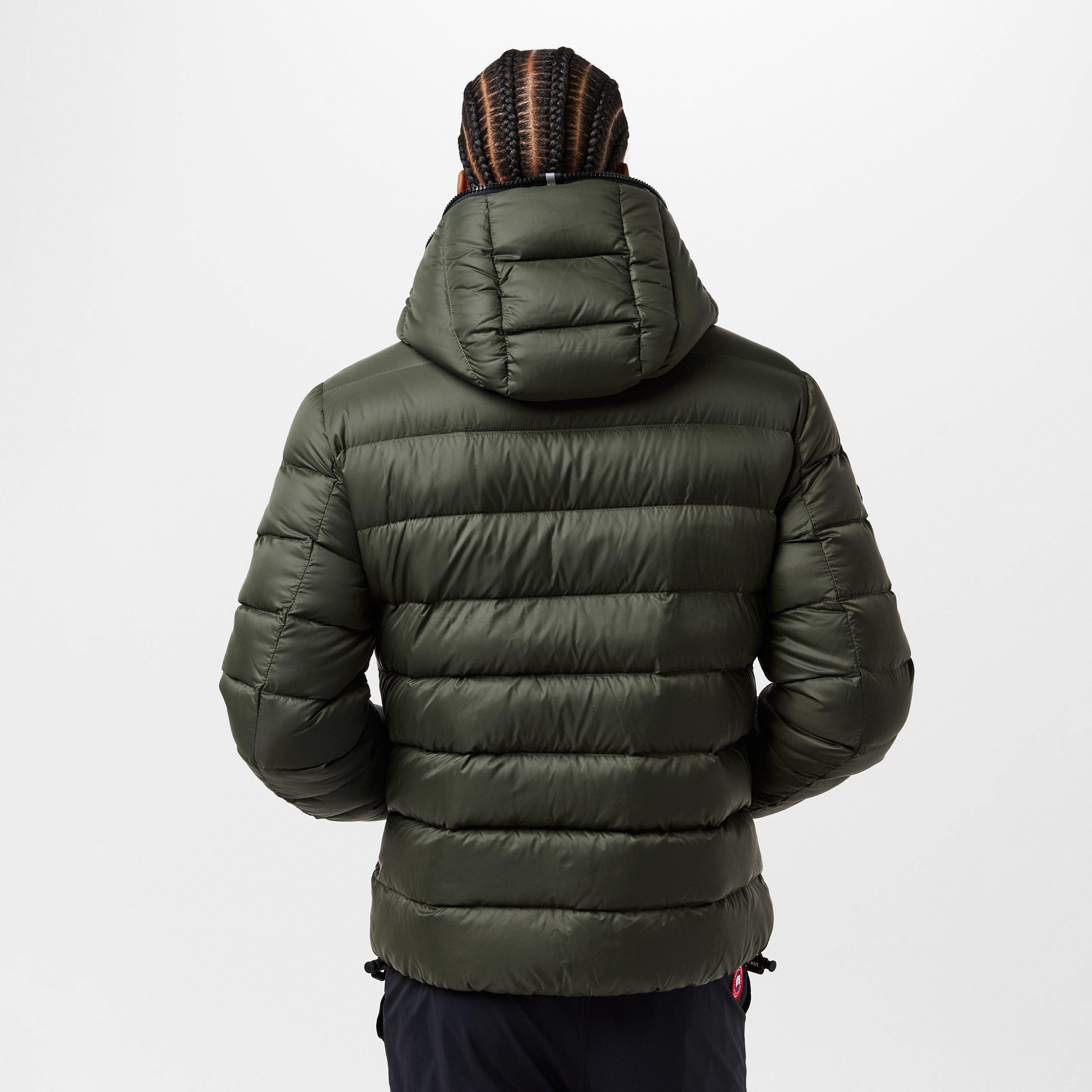 Olive - Jack1t - Men's Dry Racer Hooded Medium Puffer Jacket - 4