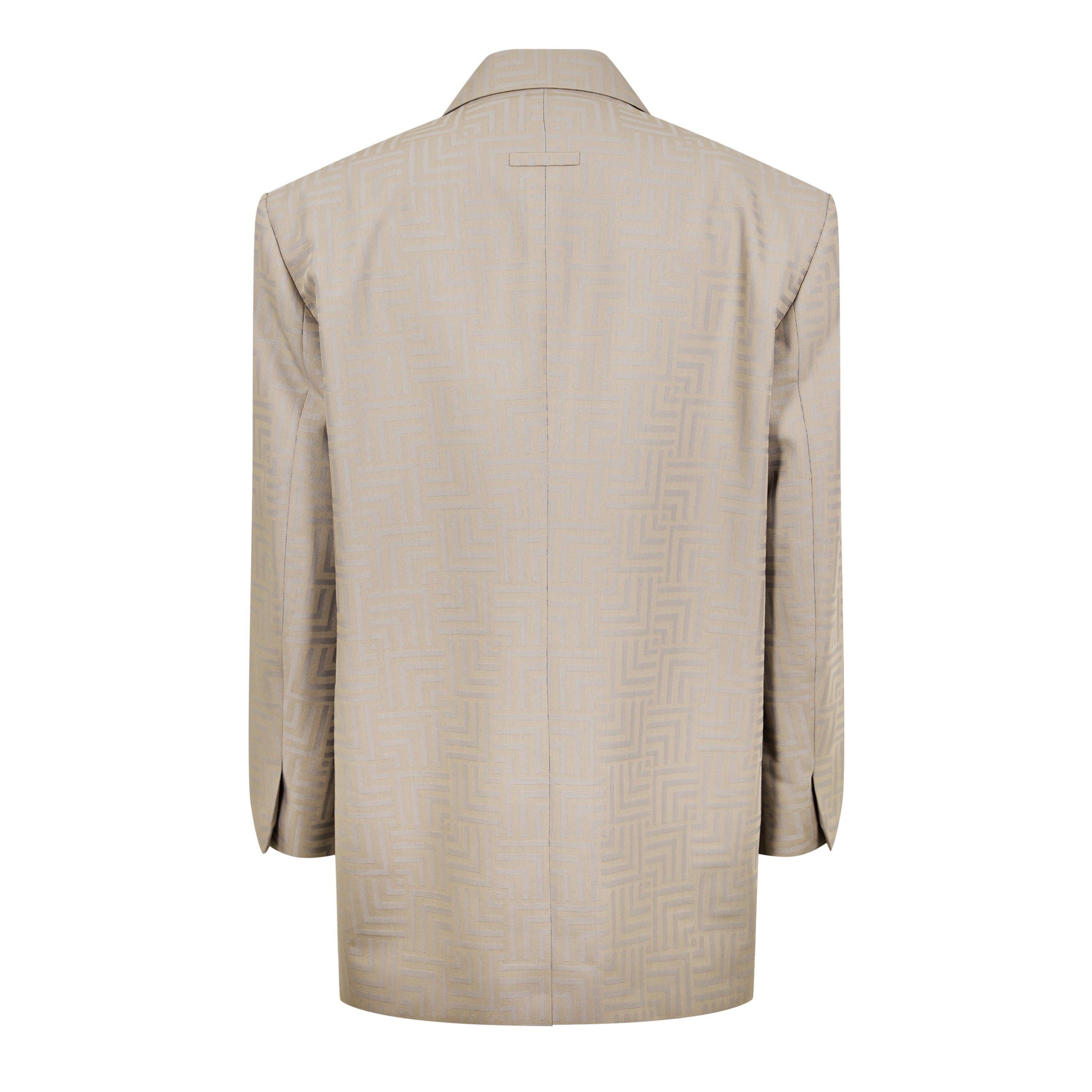 Dove Grey - Fear Of God - Men's California Heavy Twill Wool Long Sleeve Blazer - 6