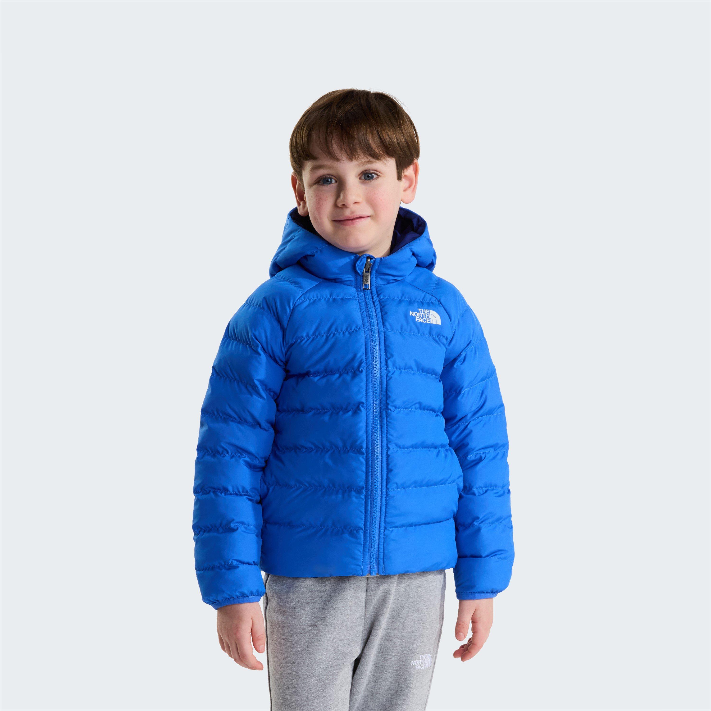 Active Blue NLQ - The North Face - Kids' Perrito Reversible Hooded Short Puffer Jacket - 4