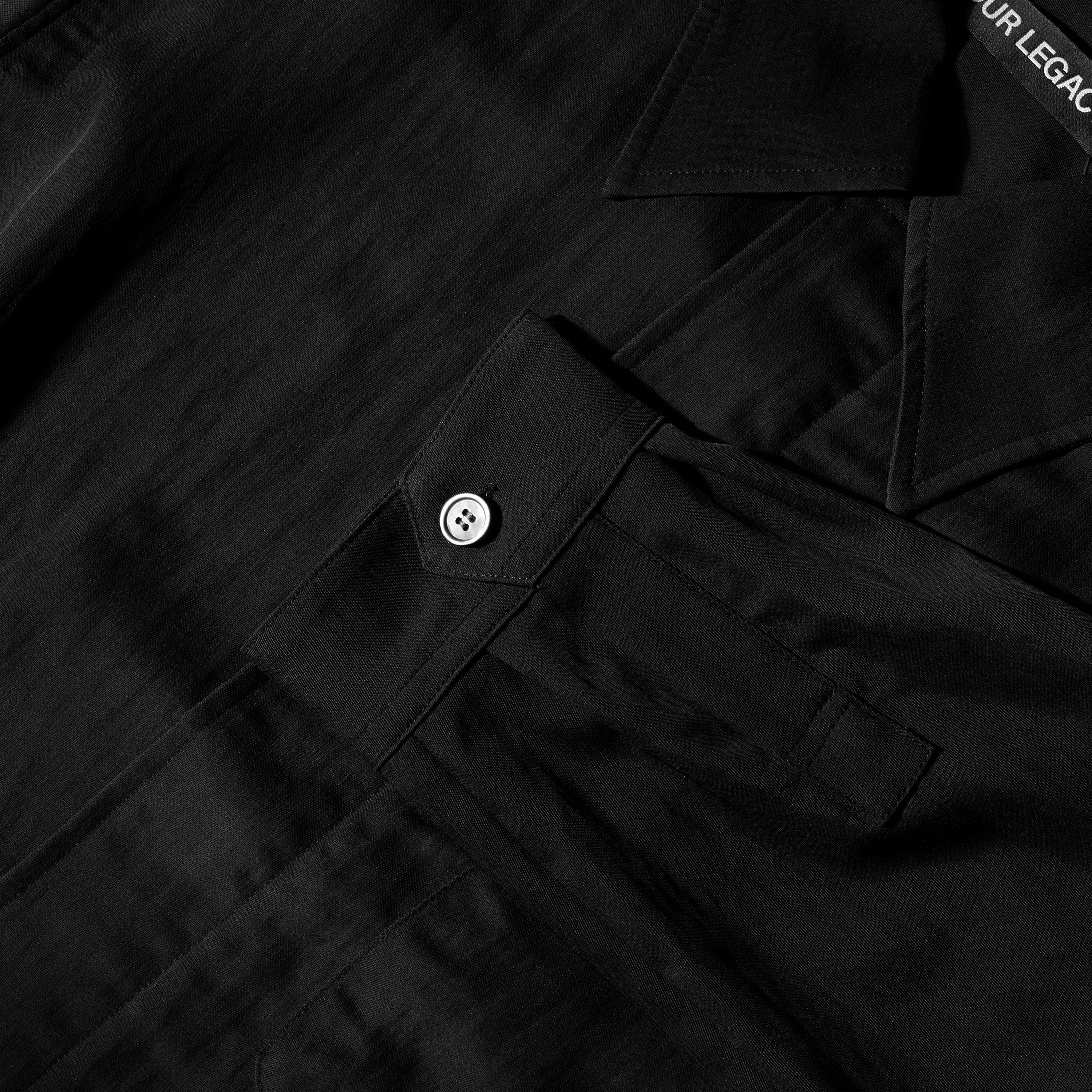 Ashen Black - Our Legacy - Our Silt Zip Shirt Sn64 - 3