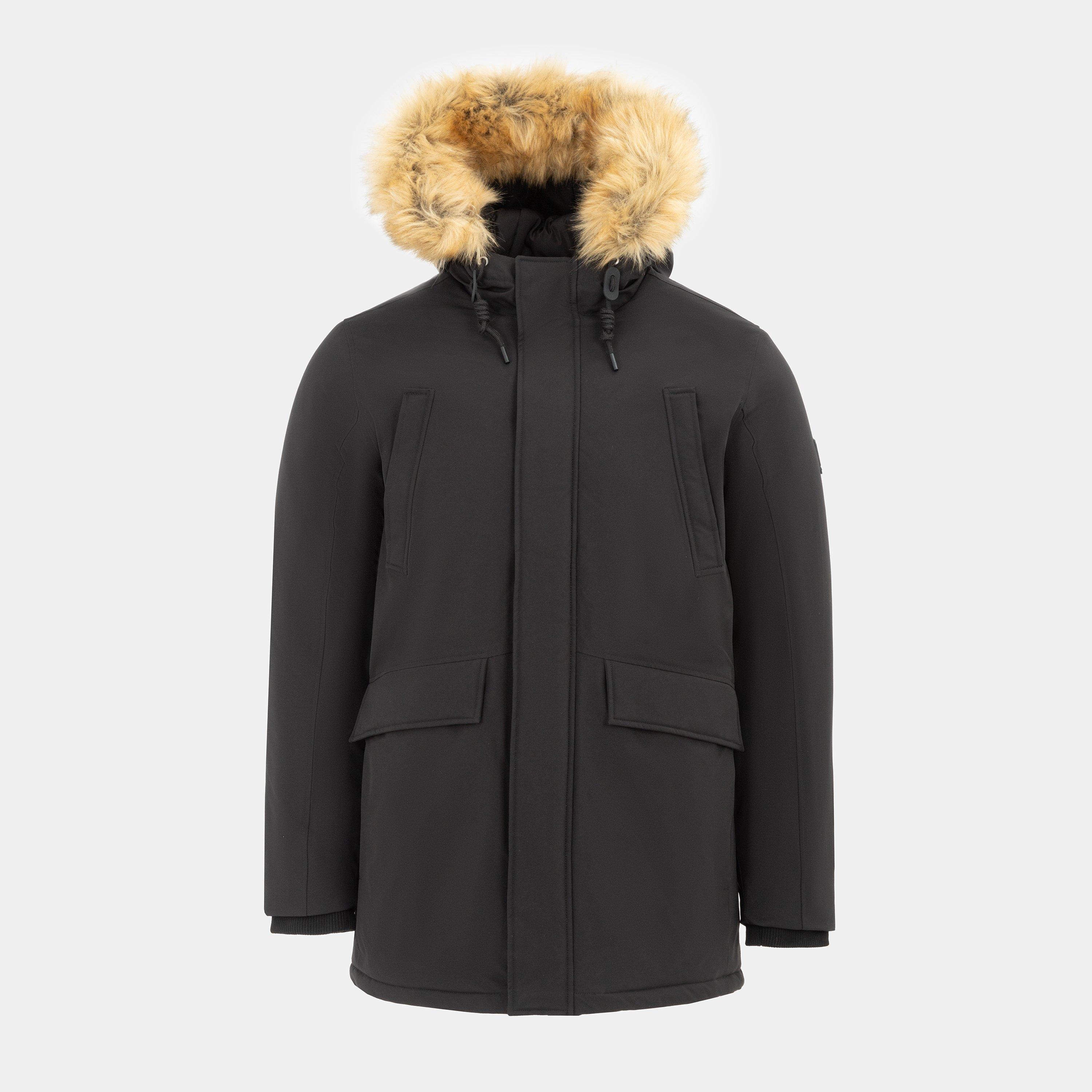 Black - SoulCal - Mens Soul Padded Parka - 1