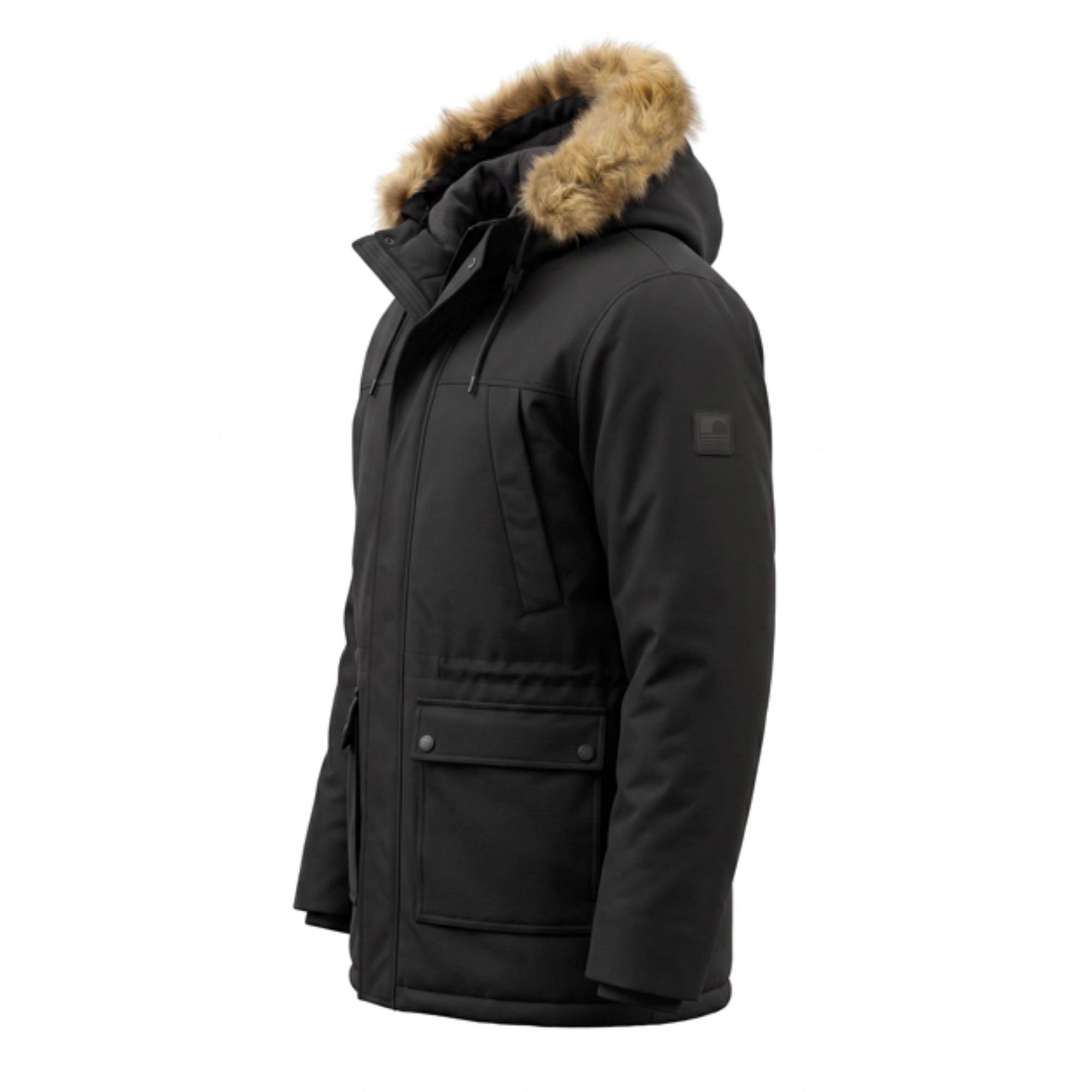 Black - SoulCal - Mens Soul Padded Parka - 2