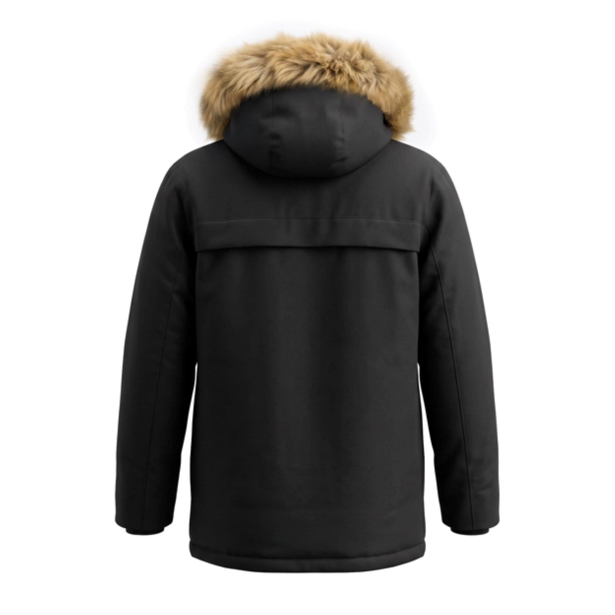 Black - SoulCal - Mens Soul Padded Parka - 3