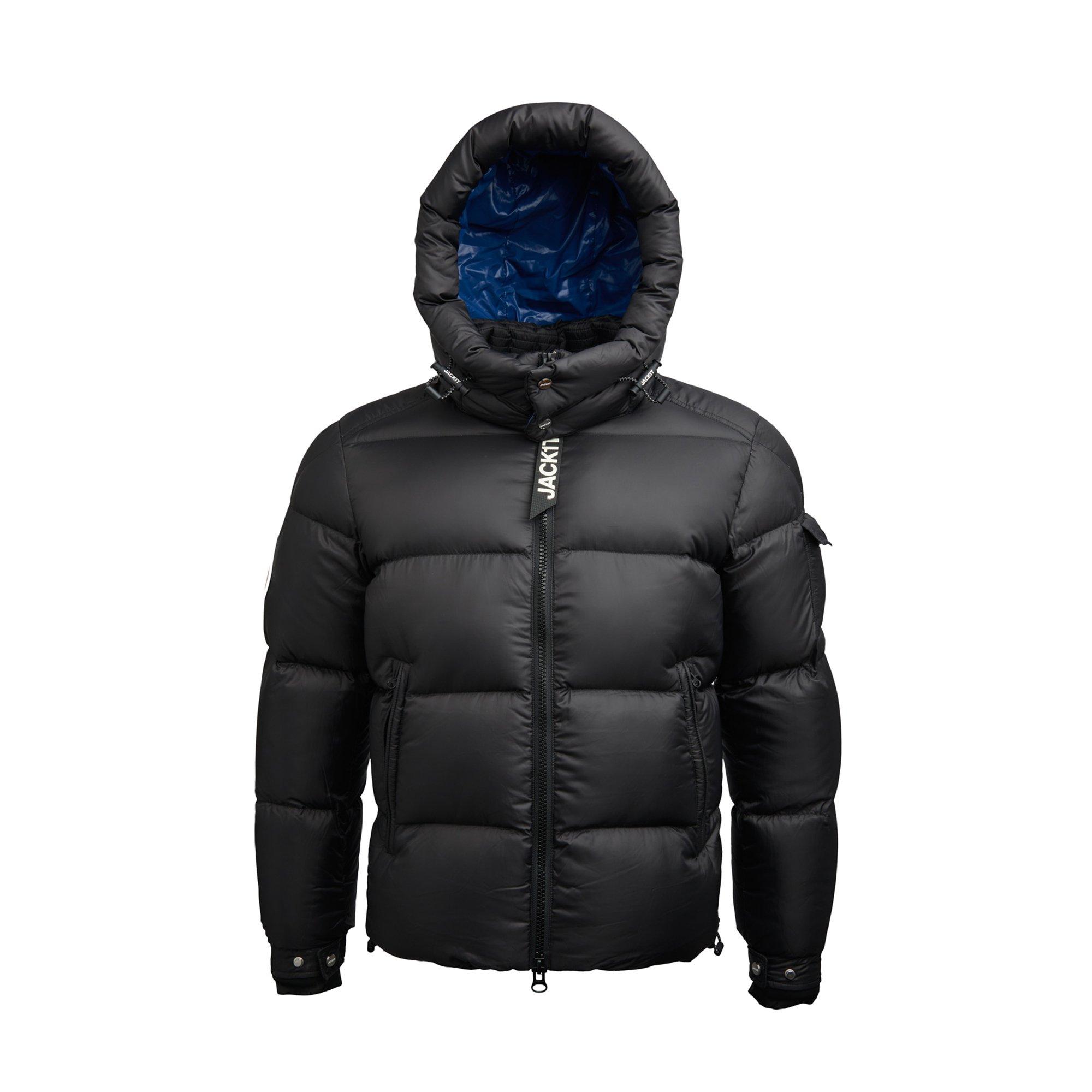 Black - Jack1t - Men's Dry Hood Weather-Resistant Insulated Medium Puffer Jacket - 3