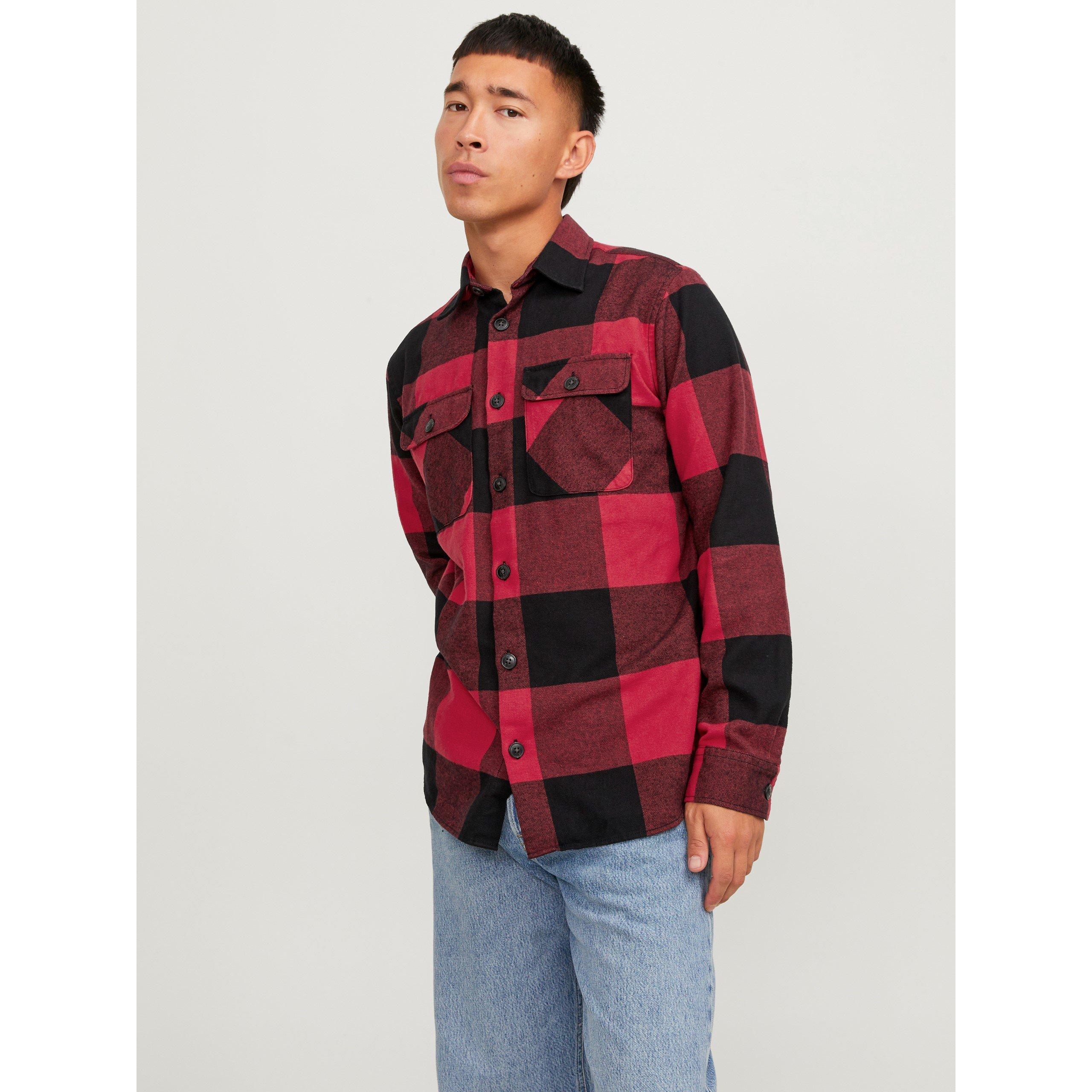 Echt Rood - Jack and Jones - Men's Buffalo Check Overshirt - 1