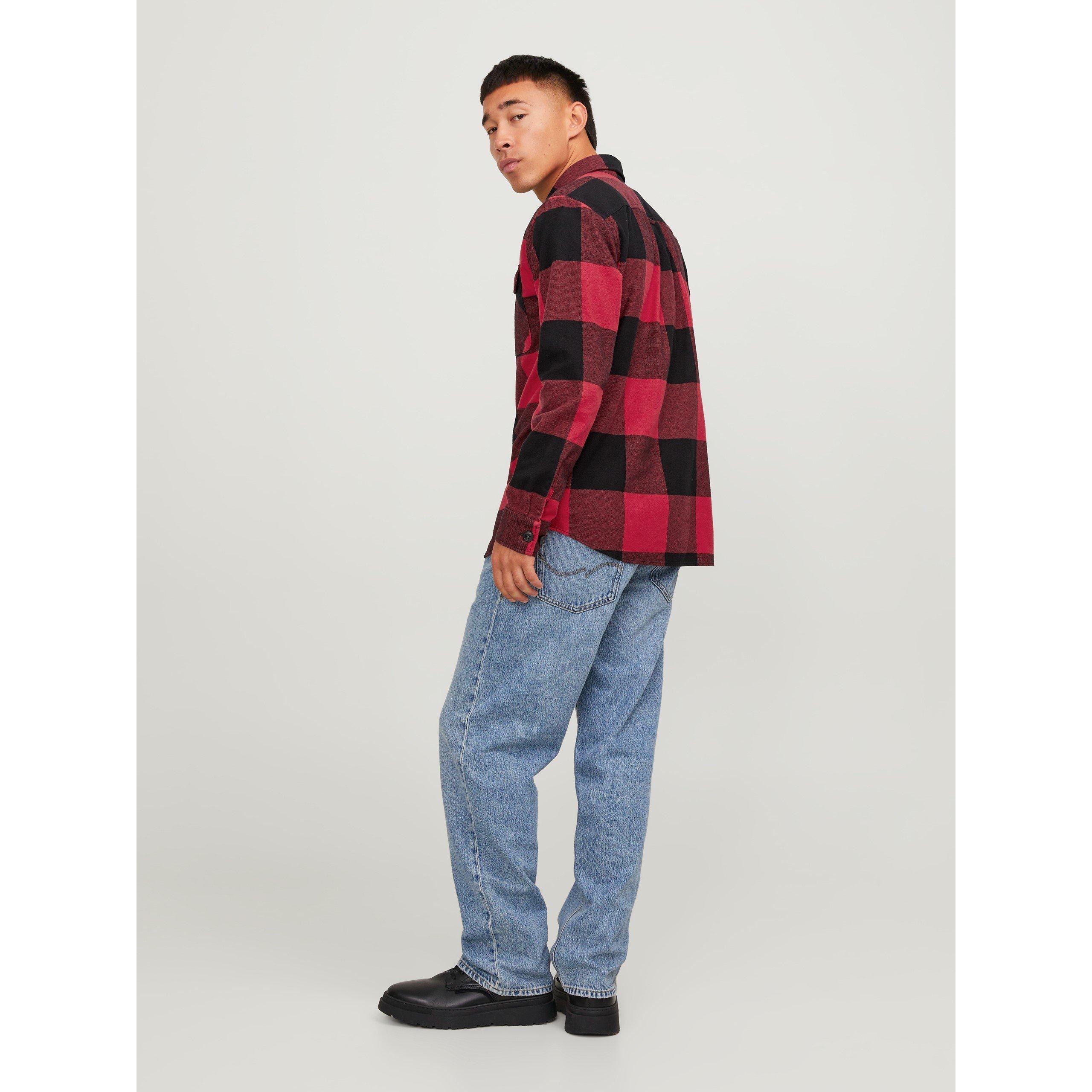 Jack and Jones Men's Buffalo Check Overshirt | USC