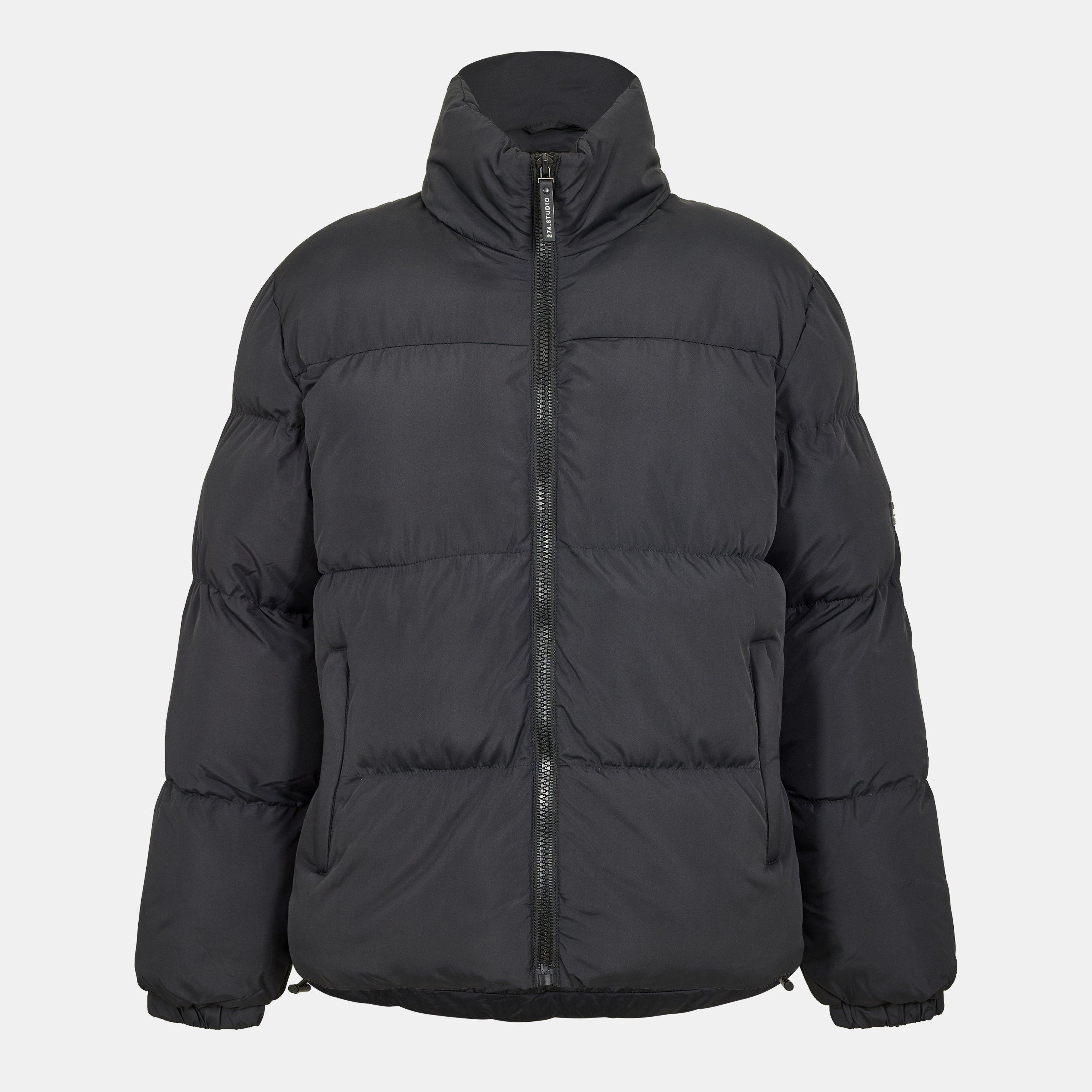 Black - 274 Studio - Men's Alaska Borg Puffer Jacket - 1