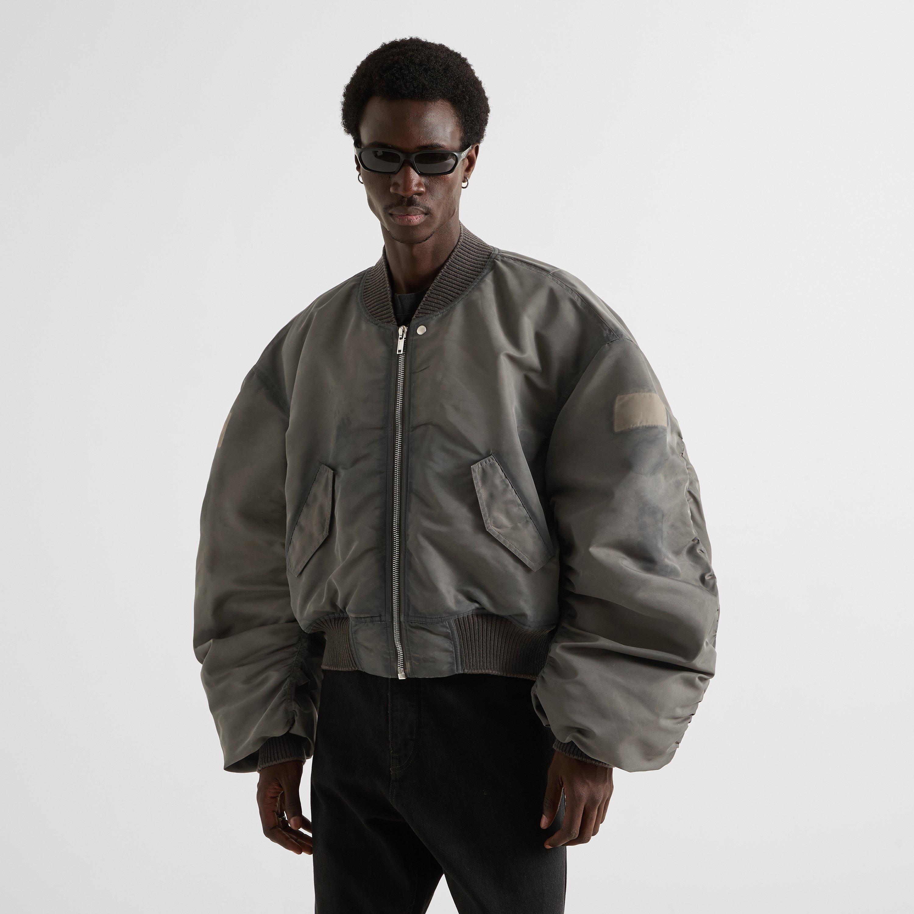 Dark Dust - Rick Owens - Men's Secchia Flight Oversized-Fit Bomber Jacket - 3