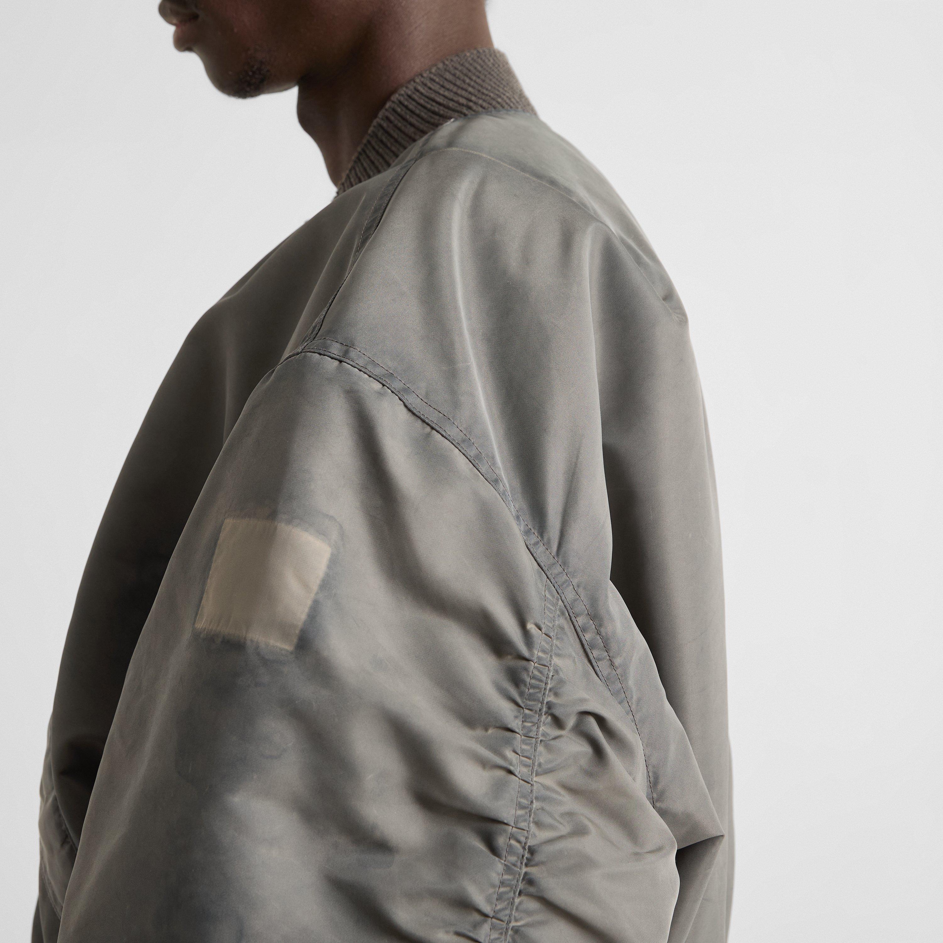 Dark Dust - Rick Owens - Men's Secchia Flight Oversized-Fit Bomber Jacket - 5