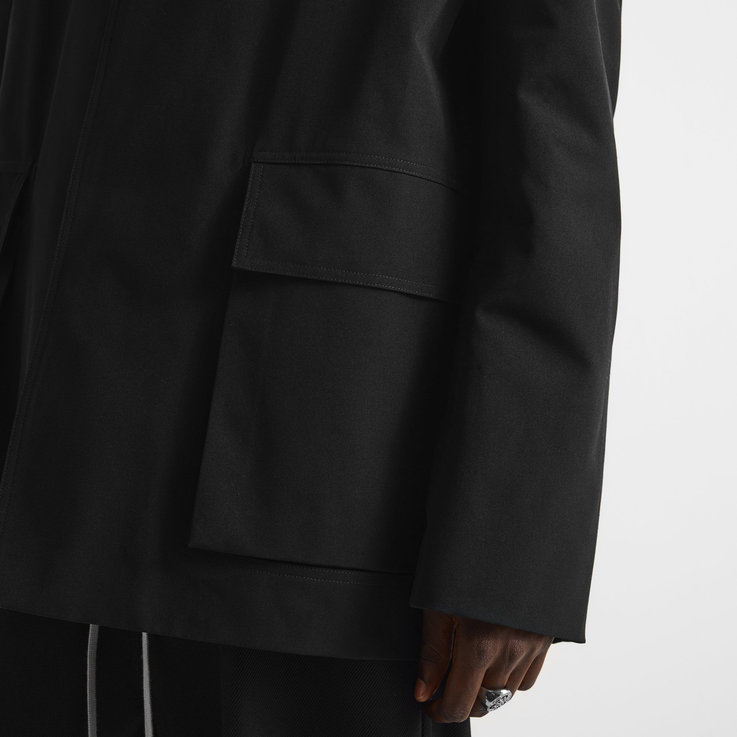 Black - Rick Owens - Men's Dracucollar Cropped Harrington Jacket - 5