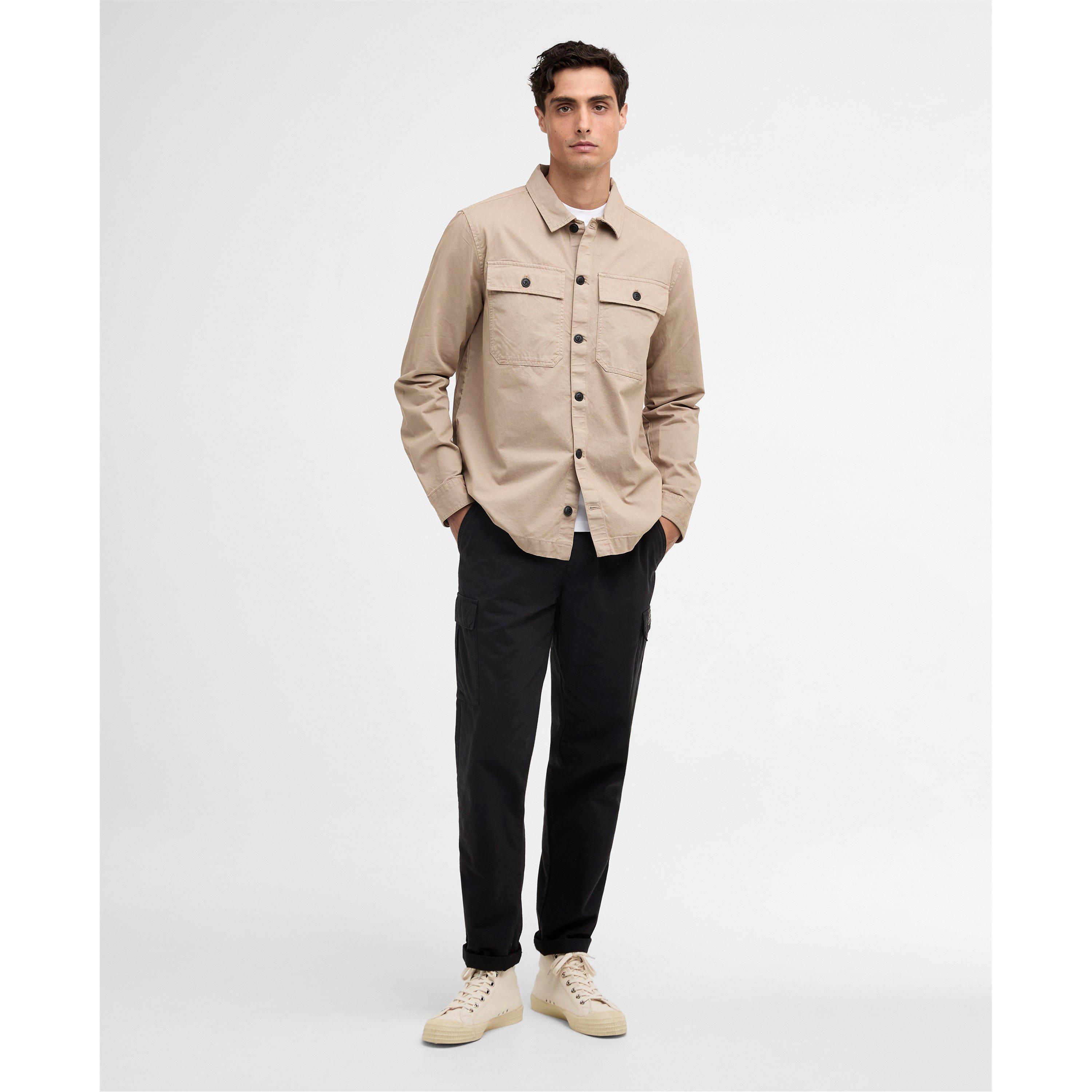 Coriander BE74 - Barbour International - Men's Arlo Cotton Long Sleeve Overshirt - 5