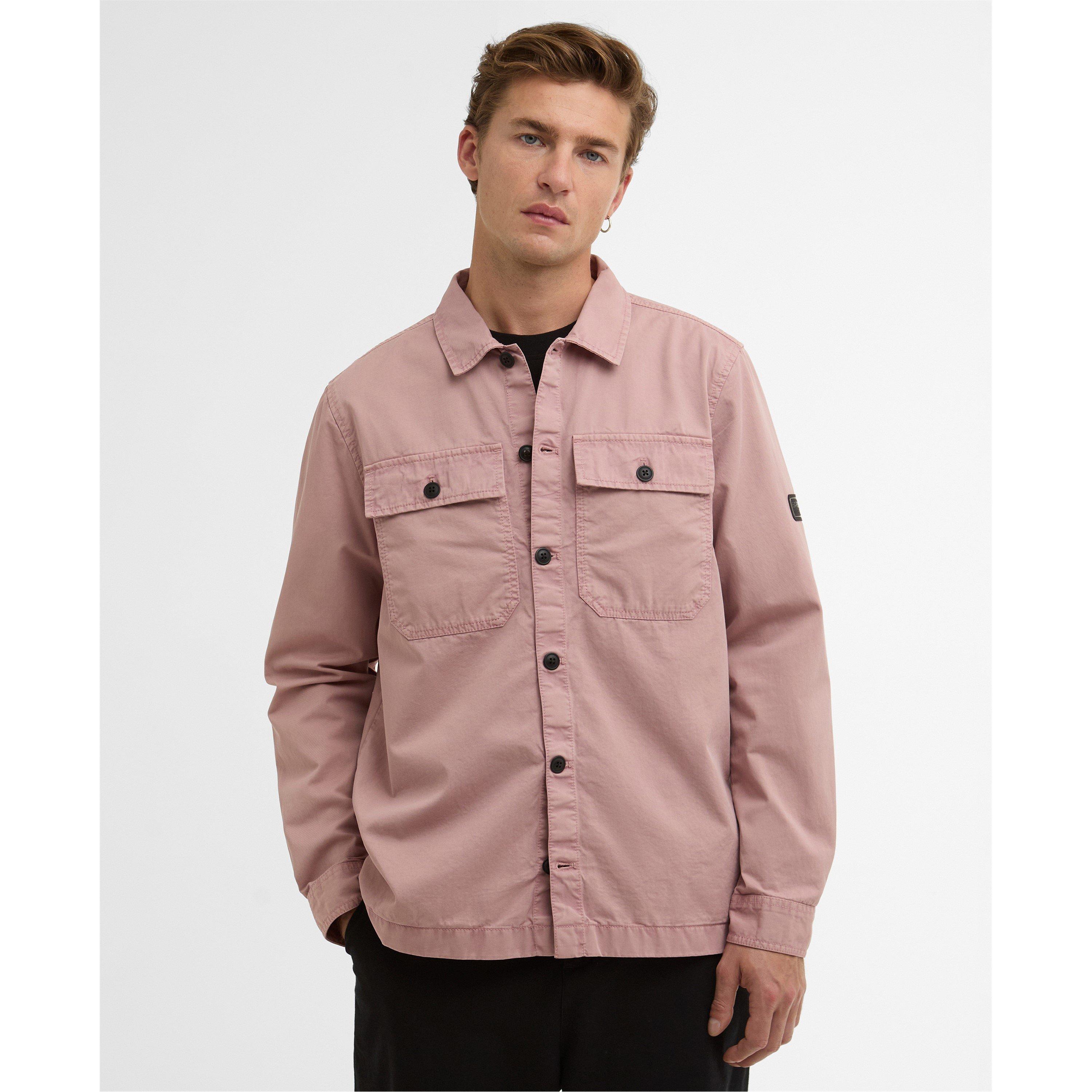 Woodrose PI78 - Barbour International - Men's Arlo Cotton Long Sleeve Overshirt - 2