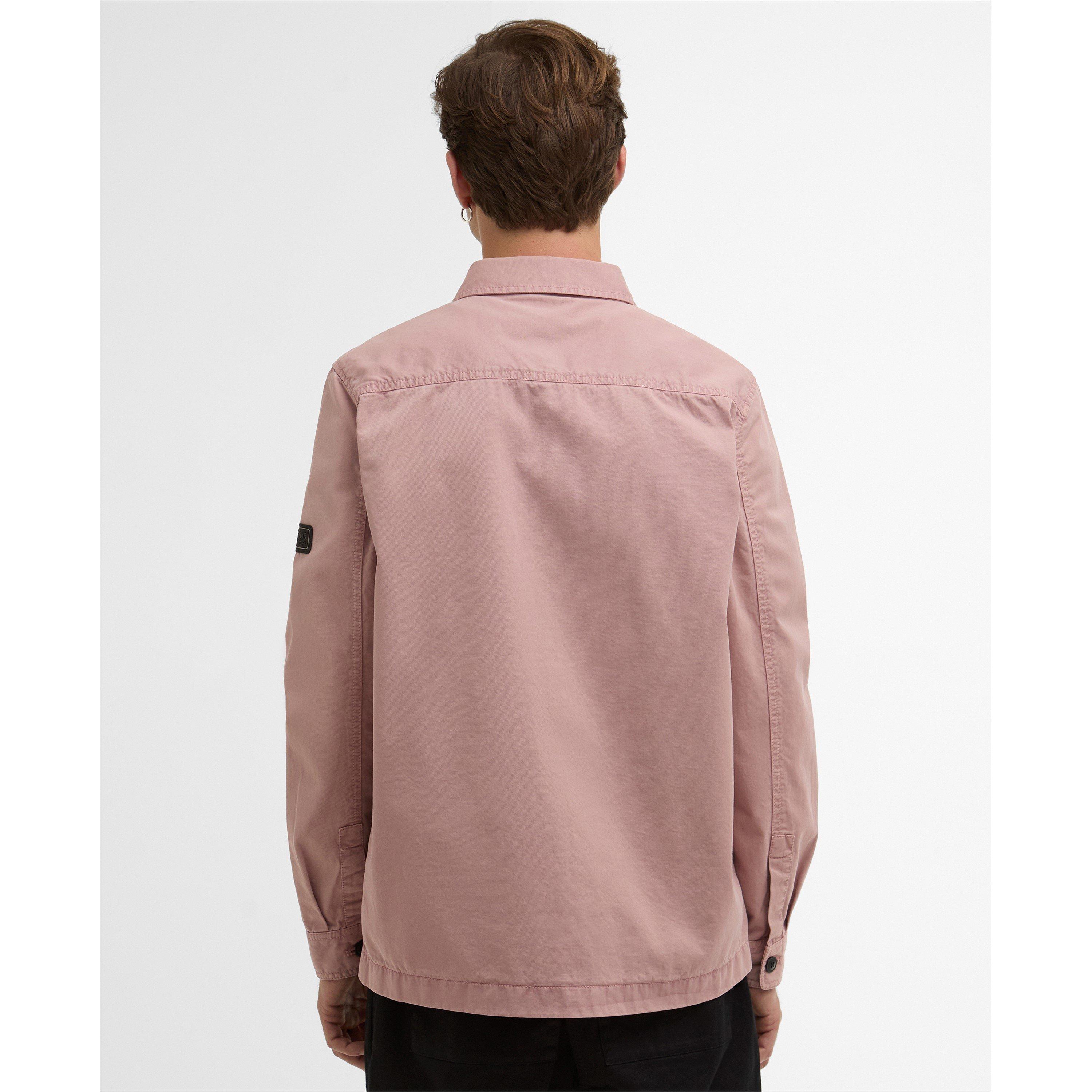 Woodrose PI78 - Barbour International - Men's Arlo Cotton Long Sleeve Overshirt - 3