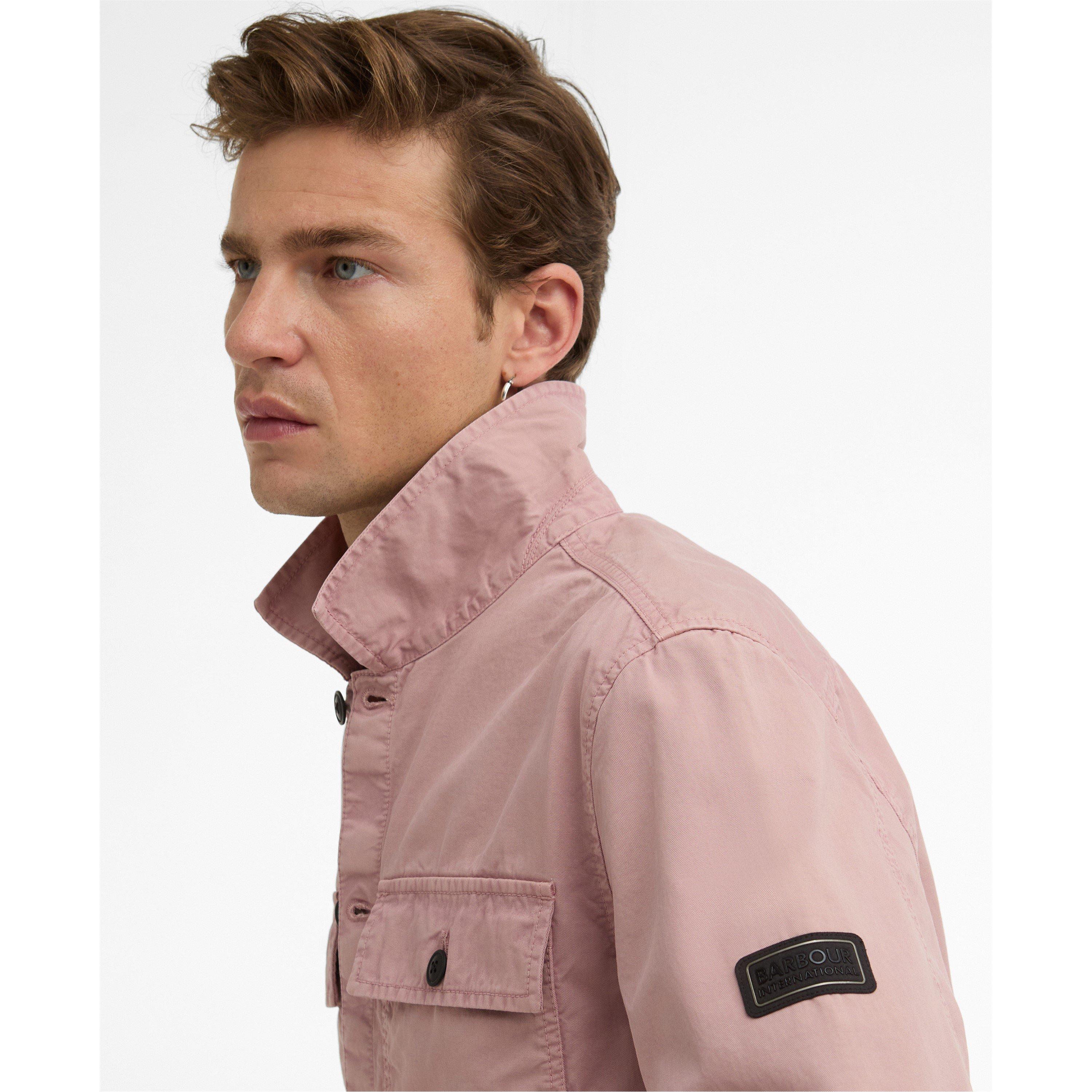 Woodrose PI78 - Barbour International - Men's Arlo Cotton Long Sleeve Overshirt - 4