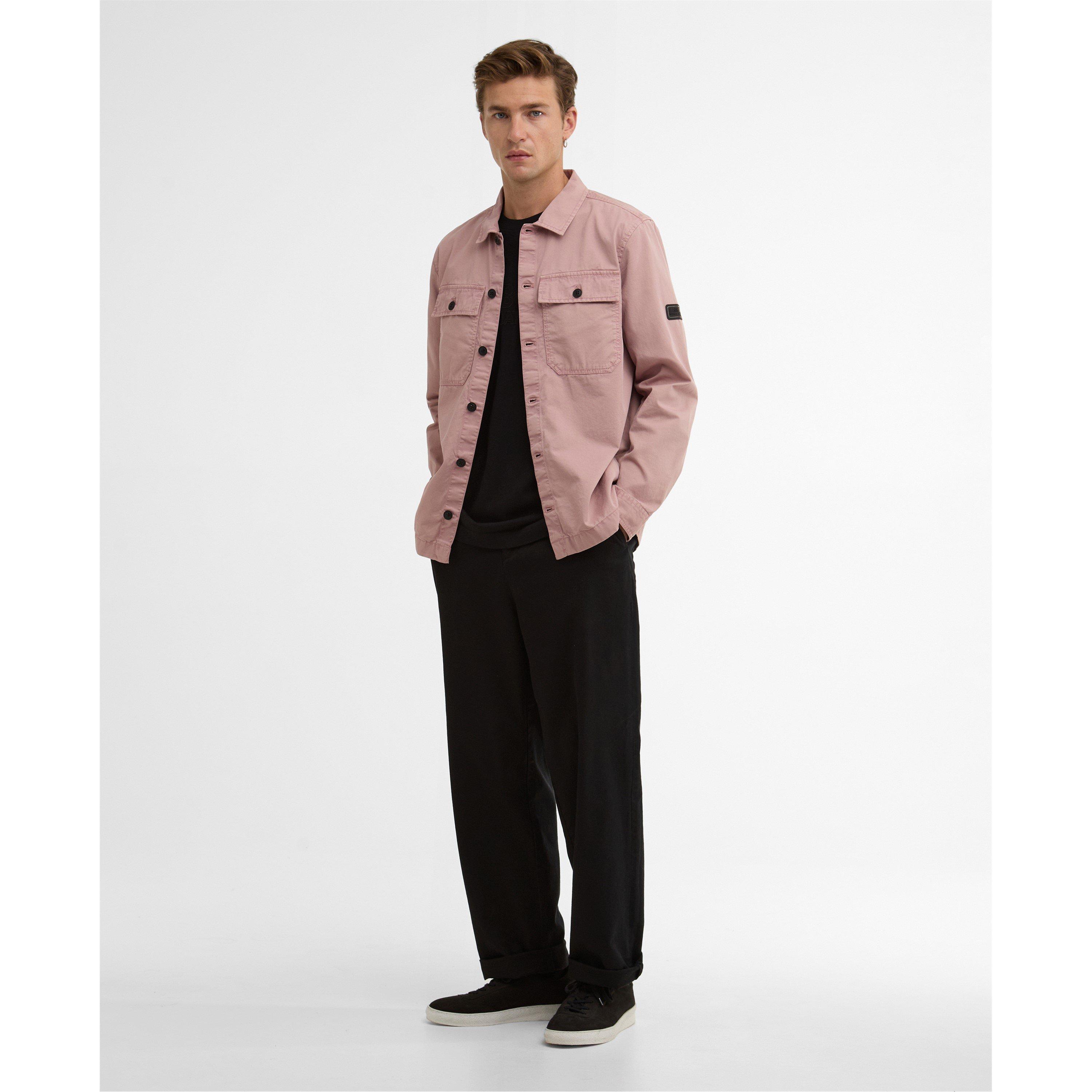 Woodrose PI78 - Barbour International - Men's Arlo Cotton Long Sleeve Overshirt - 5