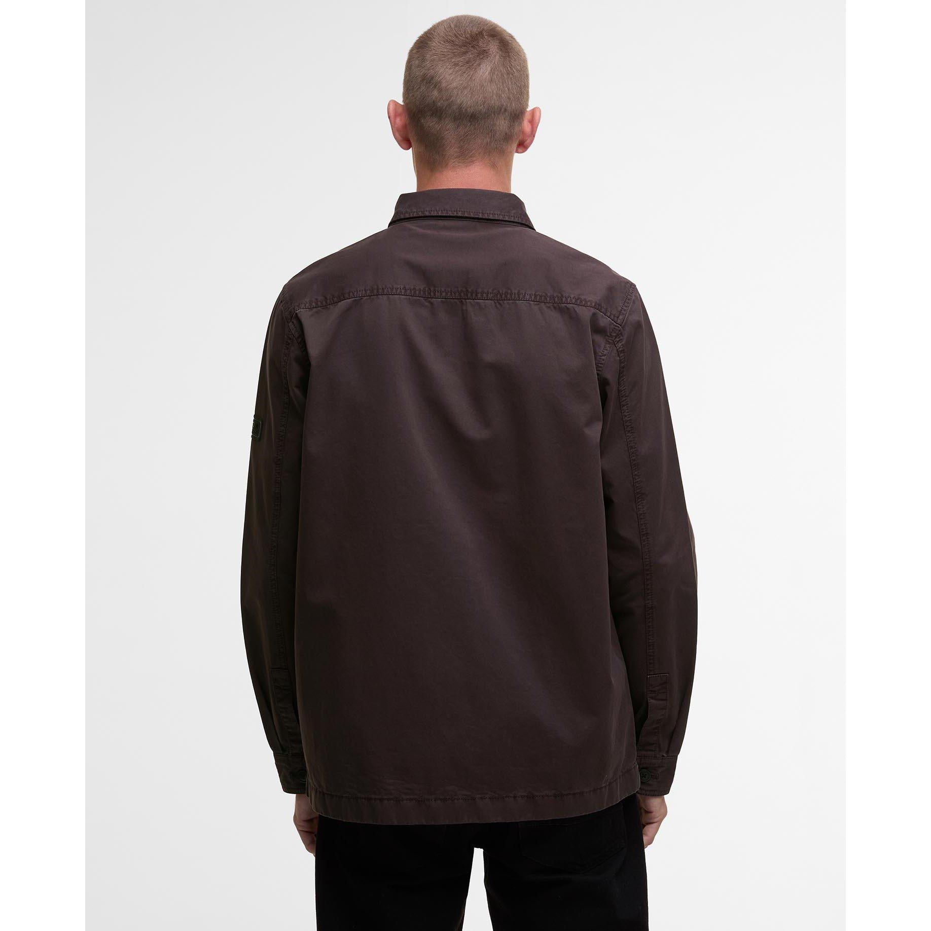 Java Red RE92 - Barbour International - Men's Arlo Cotton Long Sleeve Overshirt - 2