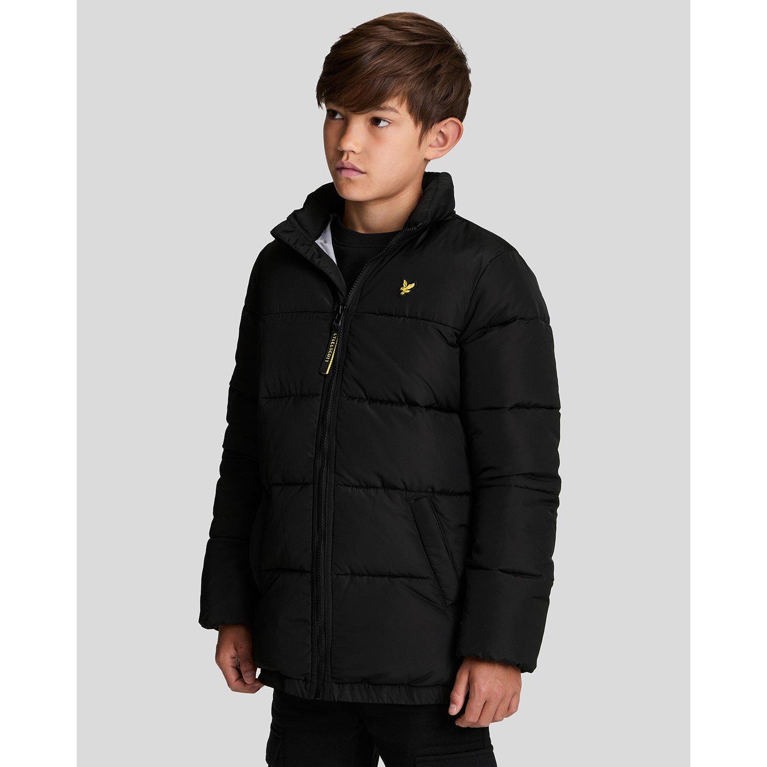 Sort Z865 - Lyle and Scott - Kids' Short Quilted Puffer Jacket - 8