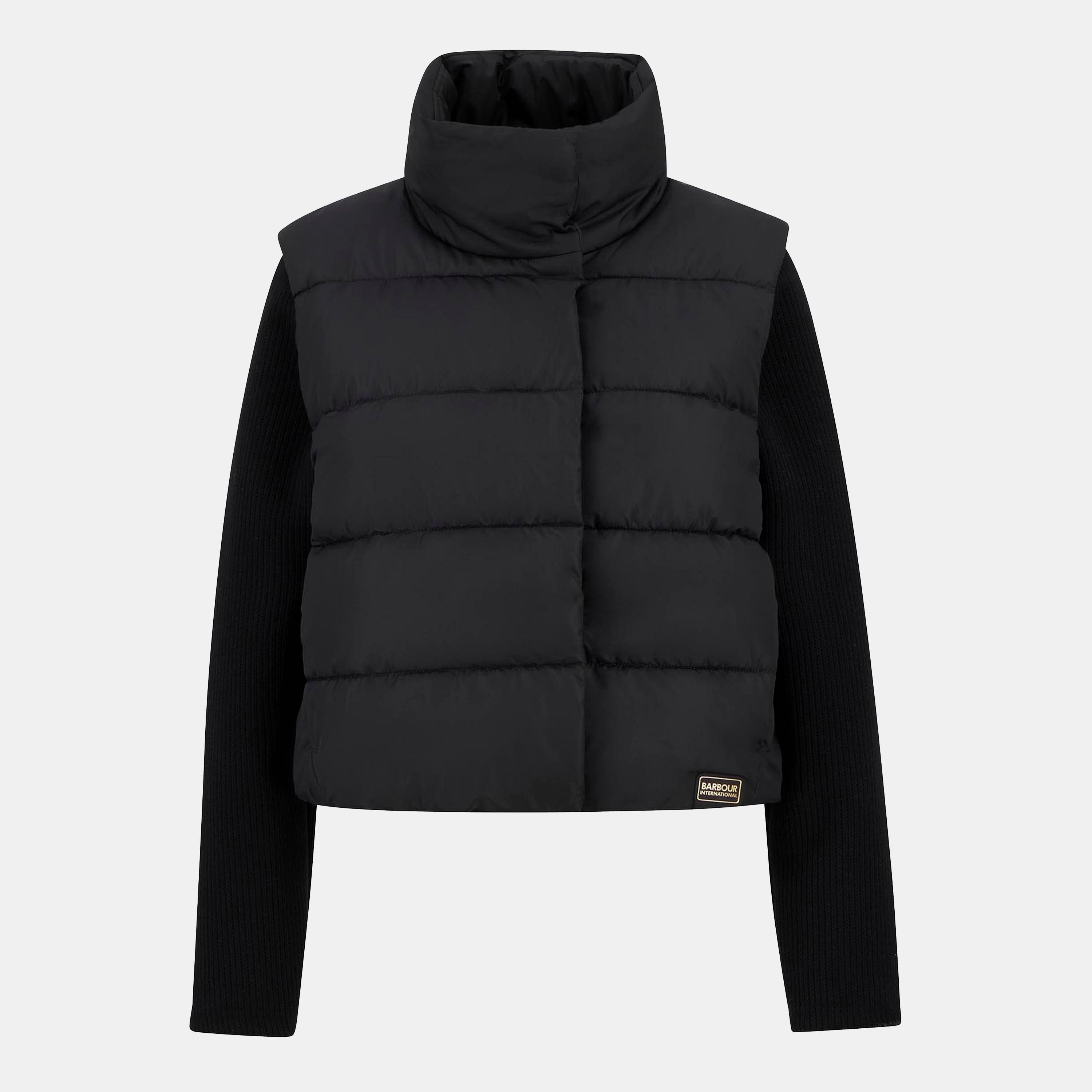 Black - Barbour International - Women's San Telmo Quilted Hybrid Jacket - 1