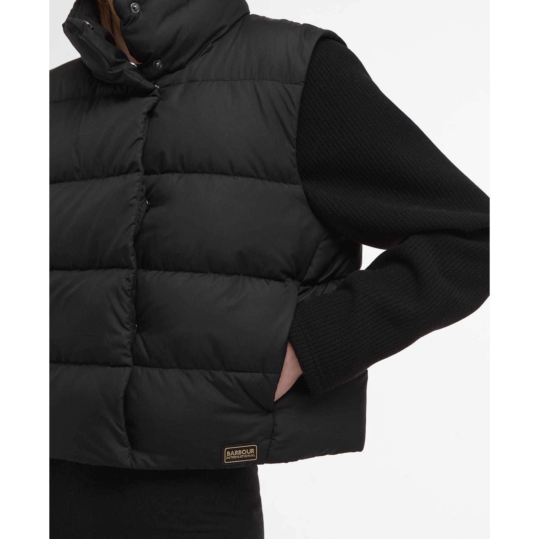 Black - Barbour International - Women's San Telmo Quilted Hybrid Jacket - 4