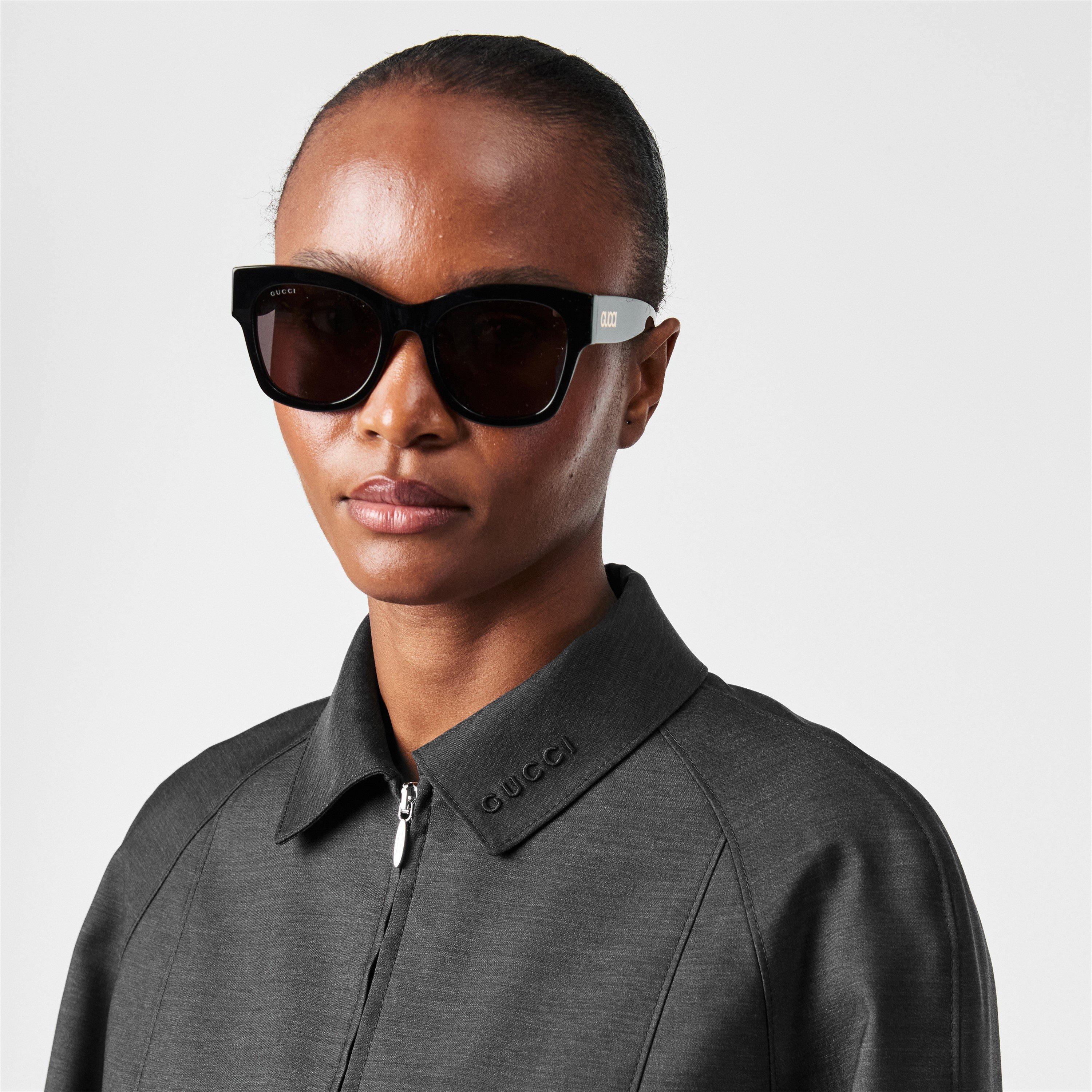 Medium Grey - Gucci - Women's Wool Long Sleeve Hybrid Jacket - 5