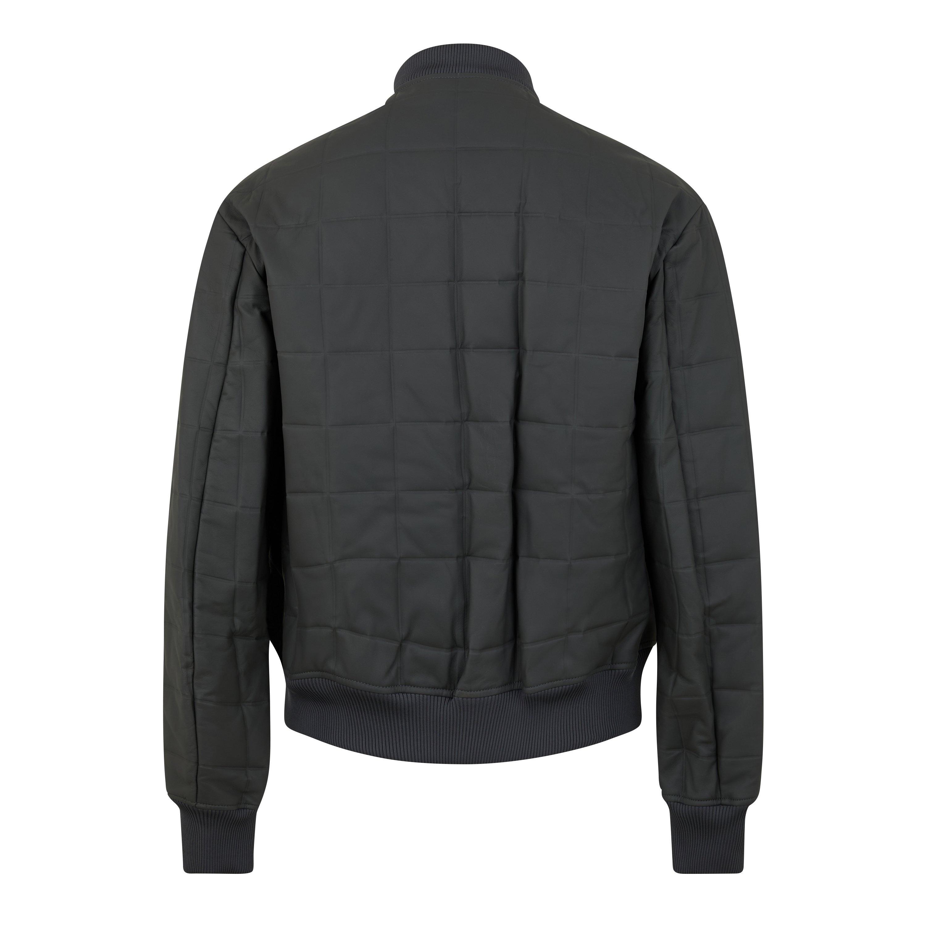 Pewter - Bottega Veneta - Men's  Leather Jacket - 2