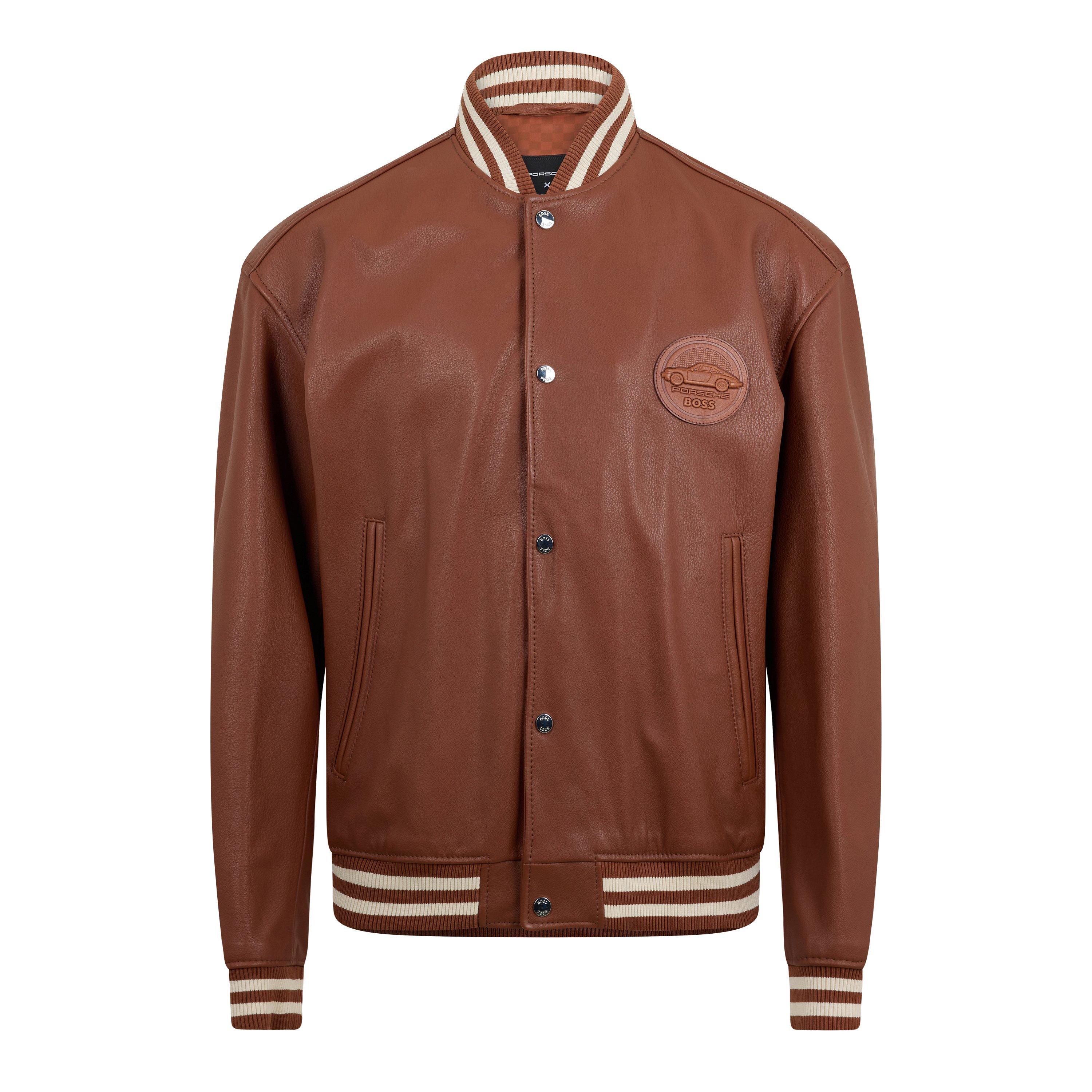 Rust/Copper - Boss - Men's MorloPs Leather Jacket - 1