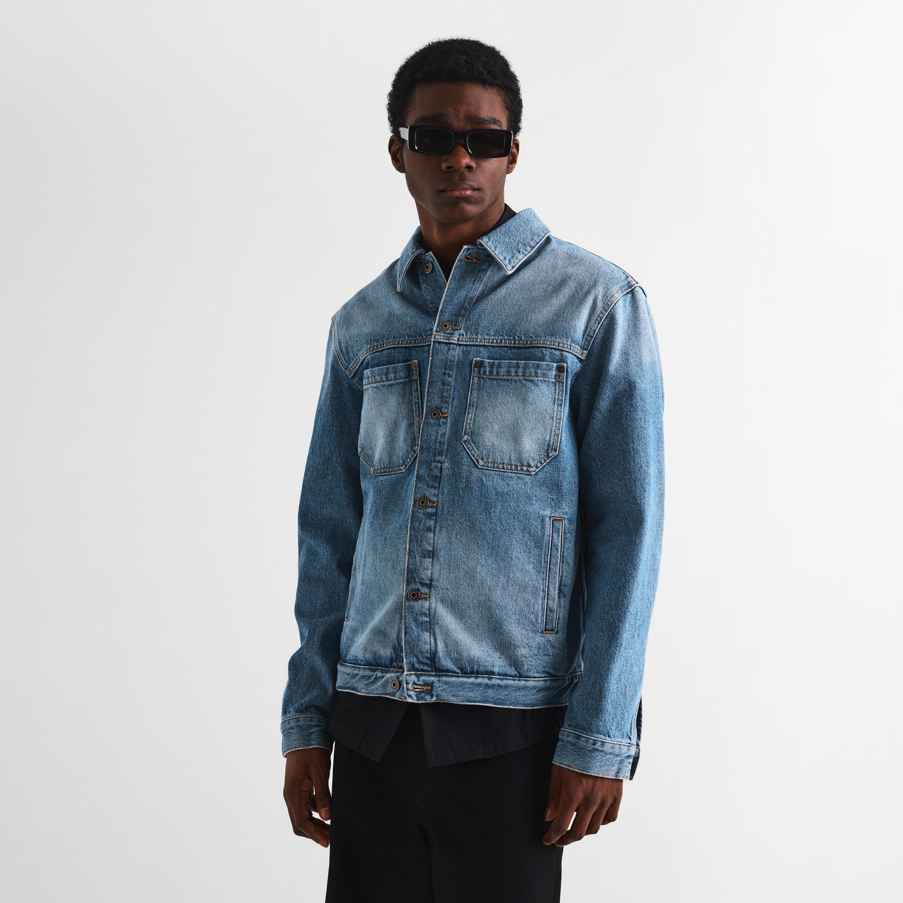 Med Blue 4000 - Off White - Off Half Arr Jacket Sn61 - 3