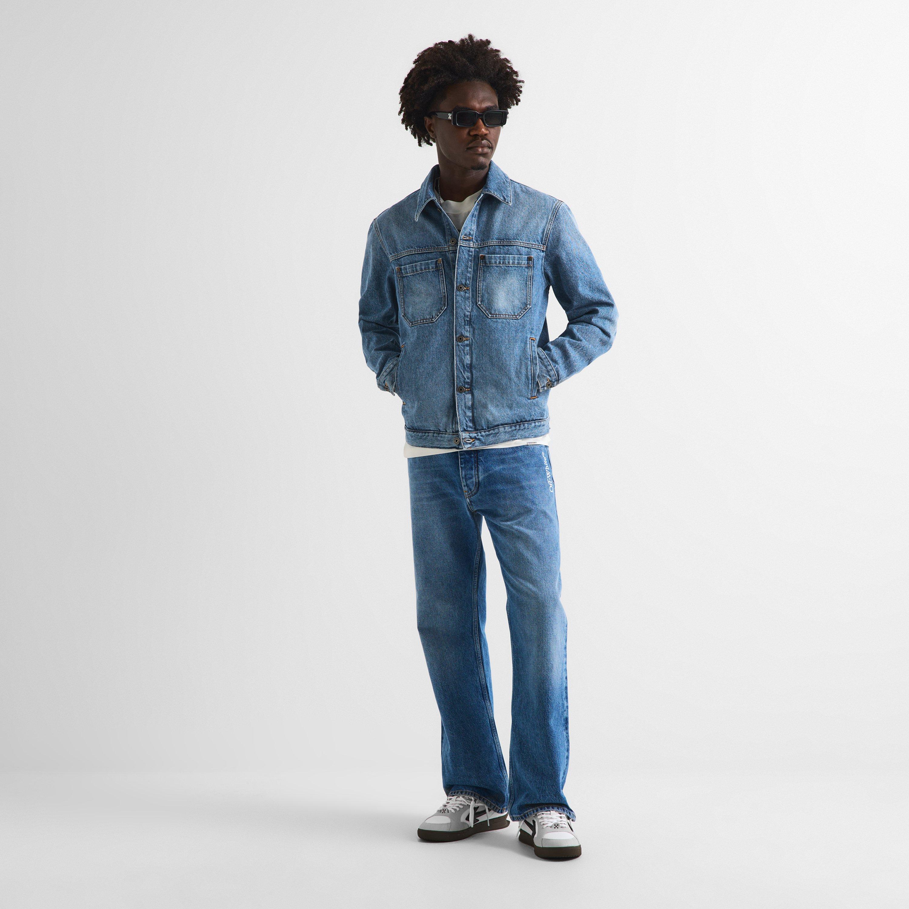 Med Blue 4000 - Off White - Off Half Arr Jacket Sn61 - 6