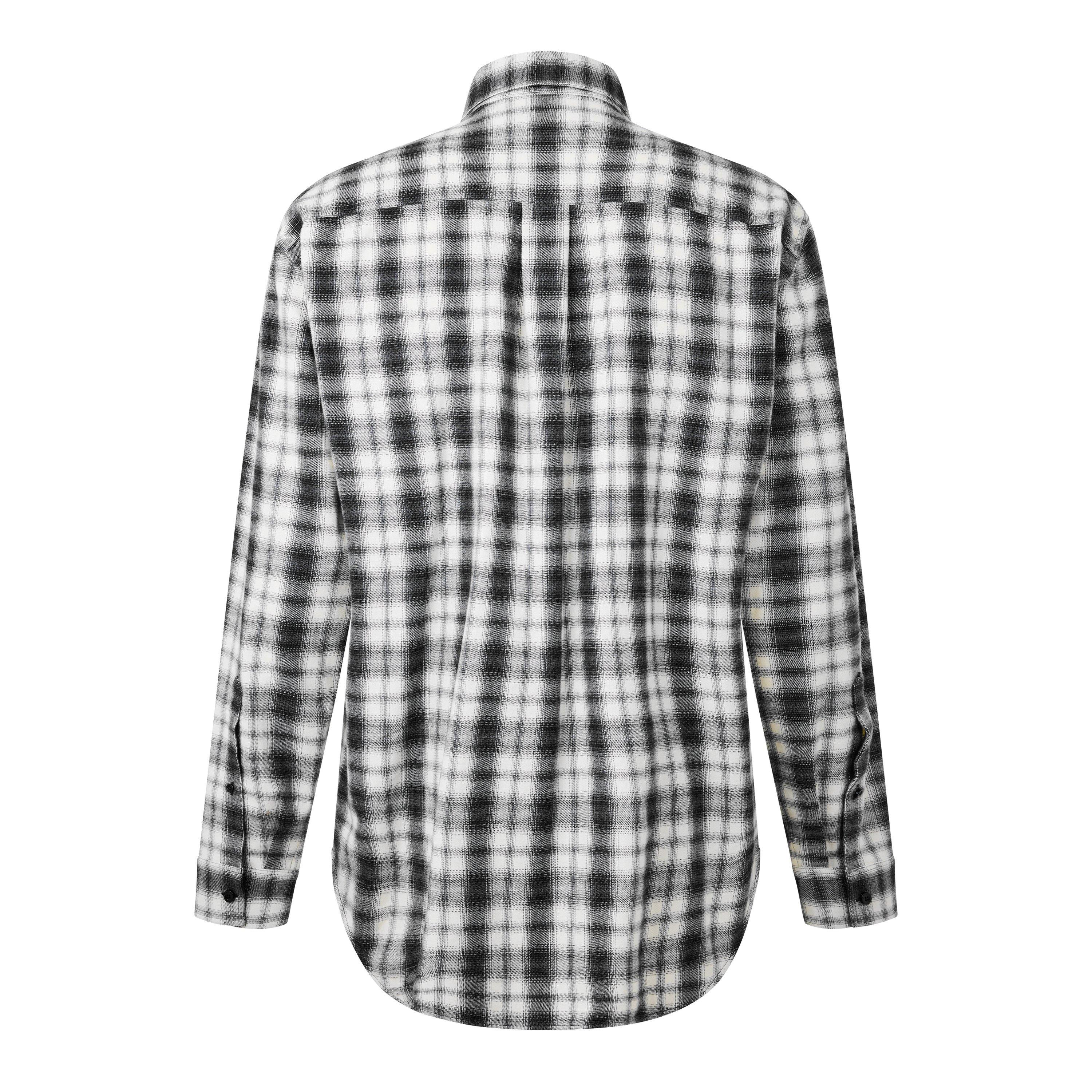 White/Black - Balenciaga - Bal Check Flannel Sn64 - 2