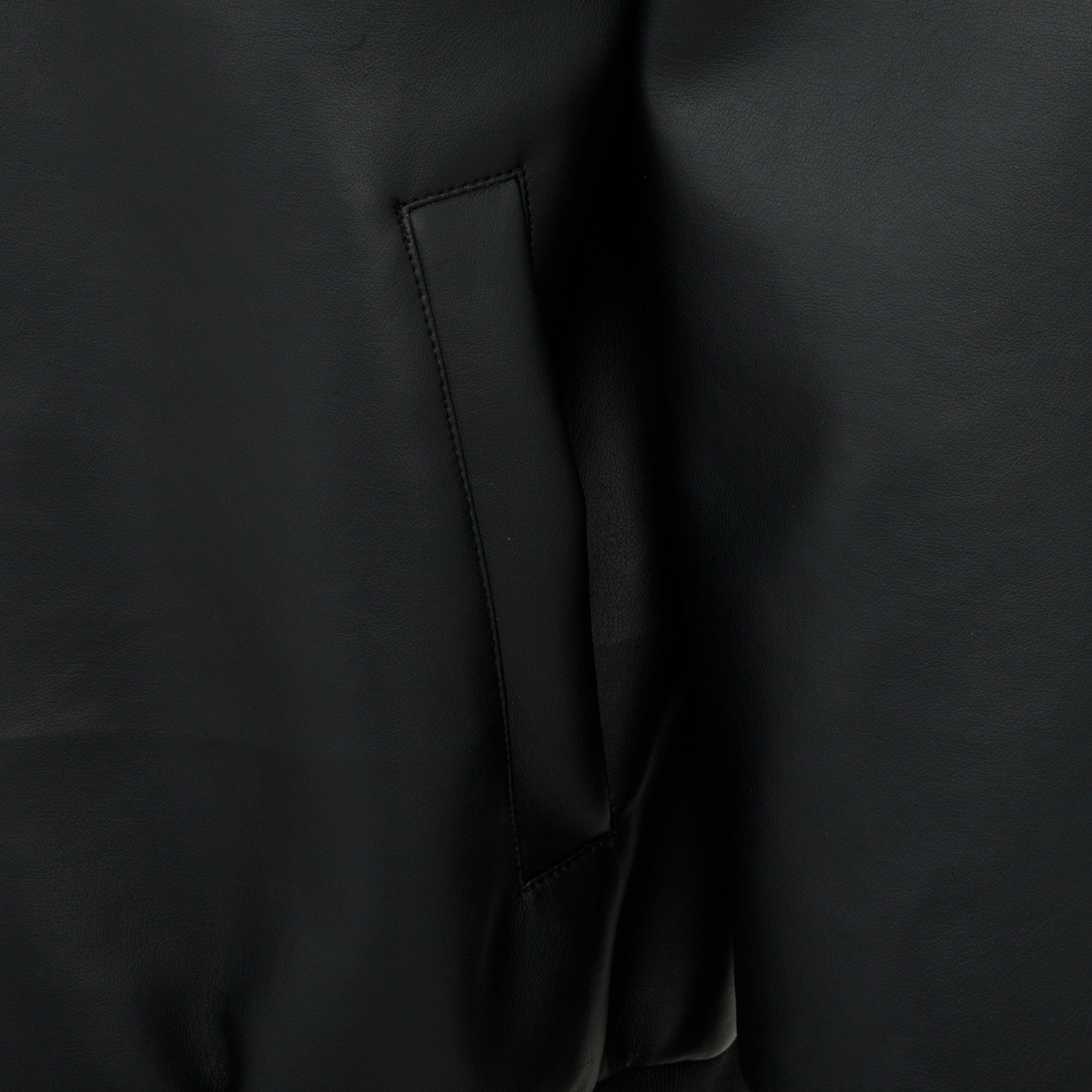 Schwarz - Firetrap - Baseball PU Jacket Mens - 4