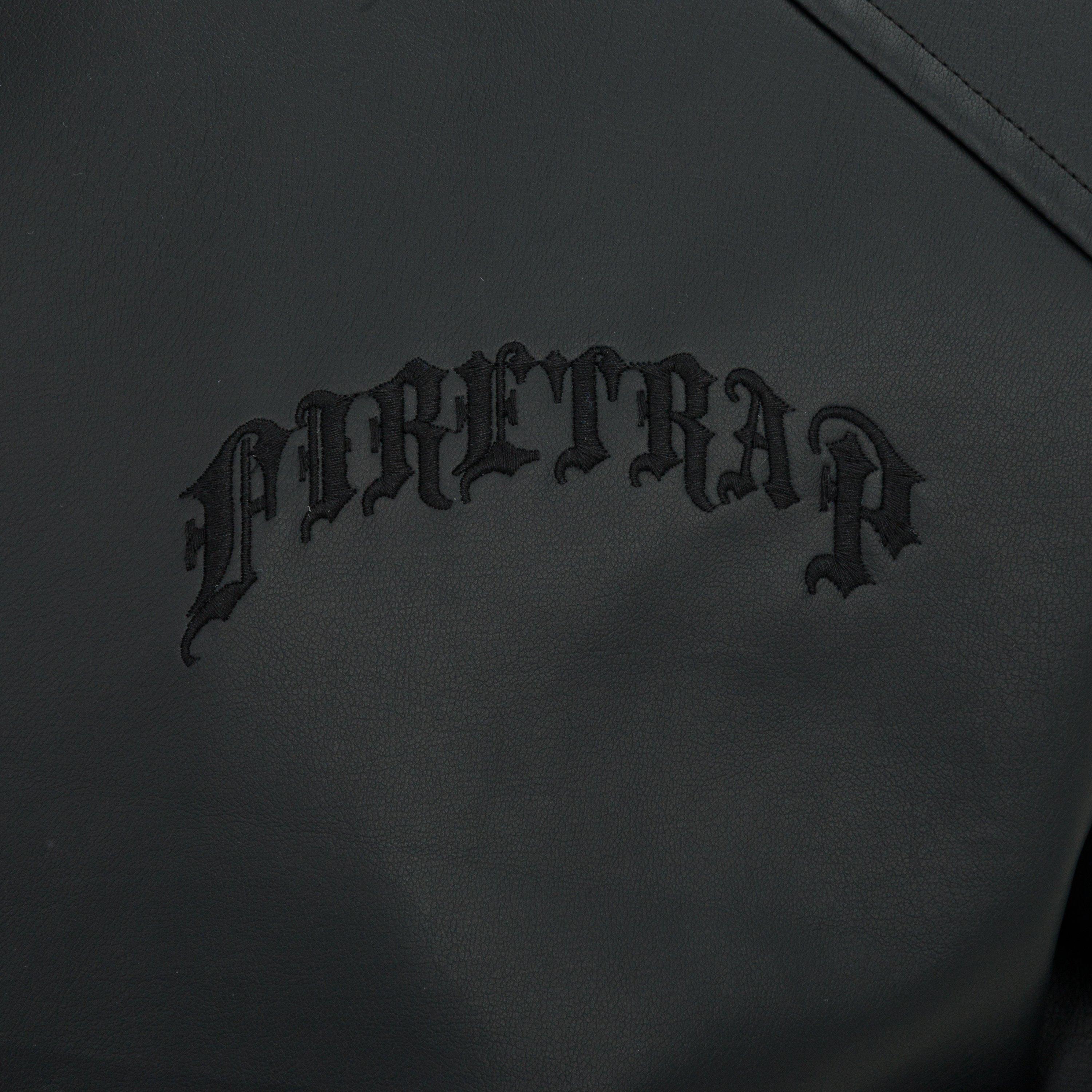 Schwarz - Firetrap - Baseball PU Jacket Mens - 6