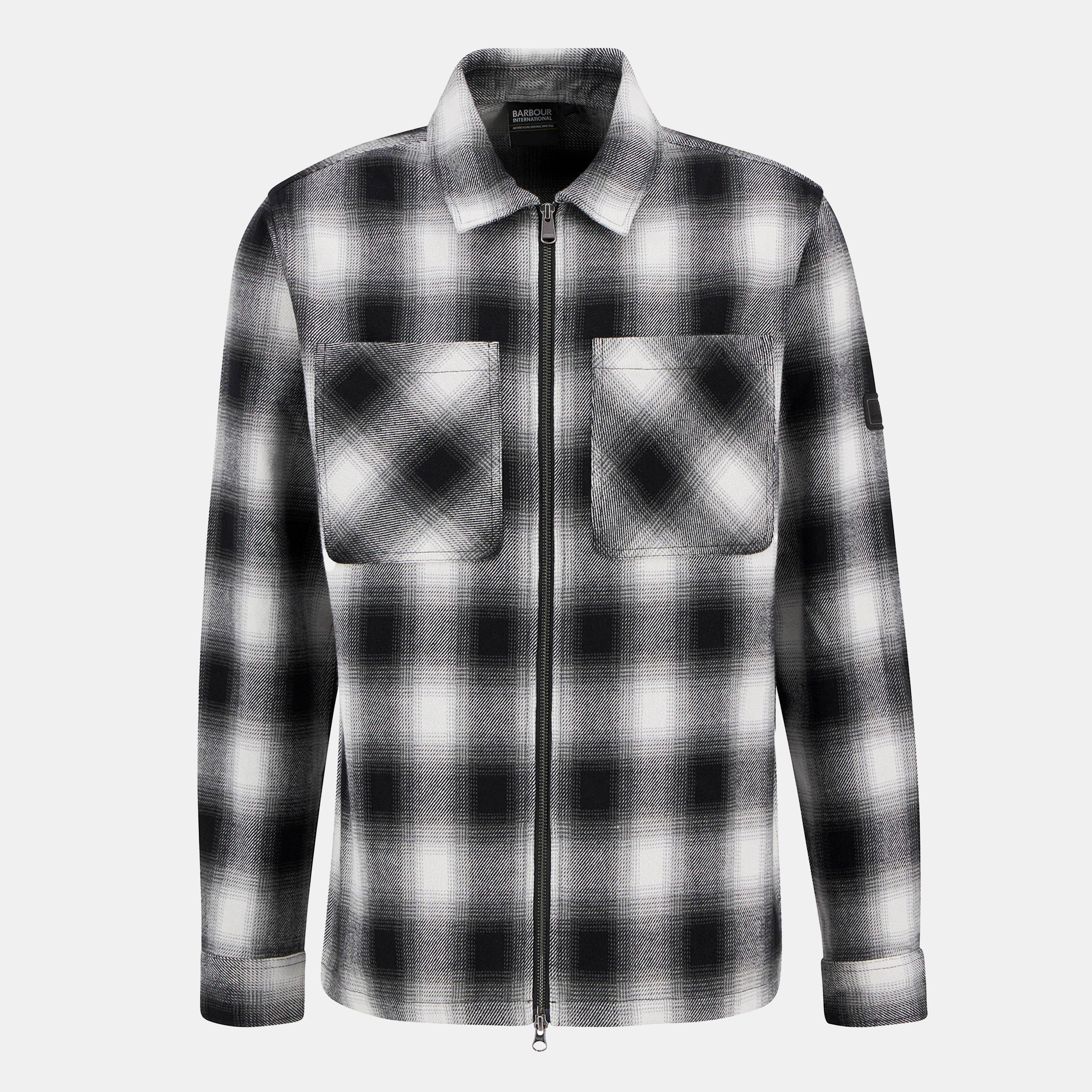 Black BK11 - Barbour International - Men's Carlisle Long Sleeve Overshirt - 1