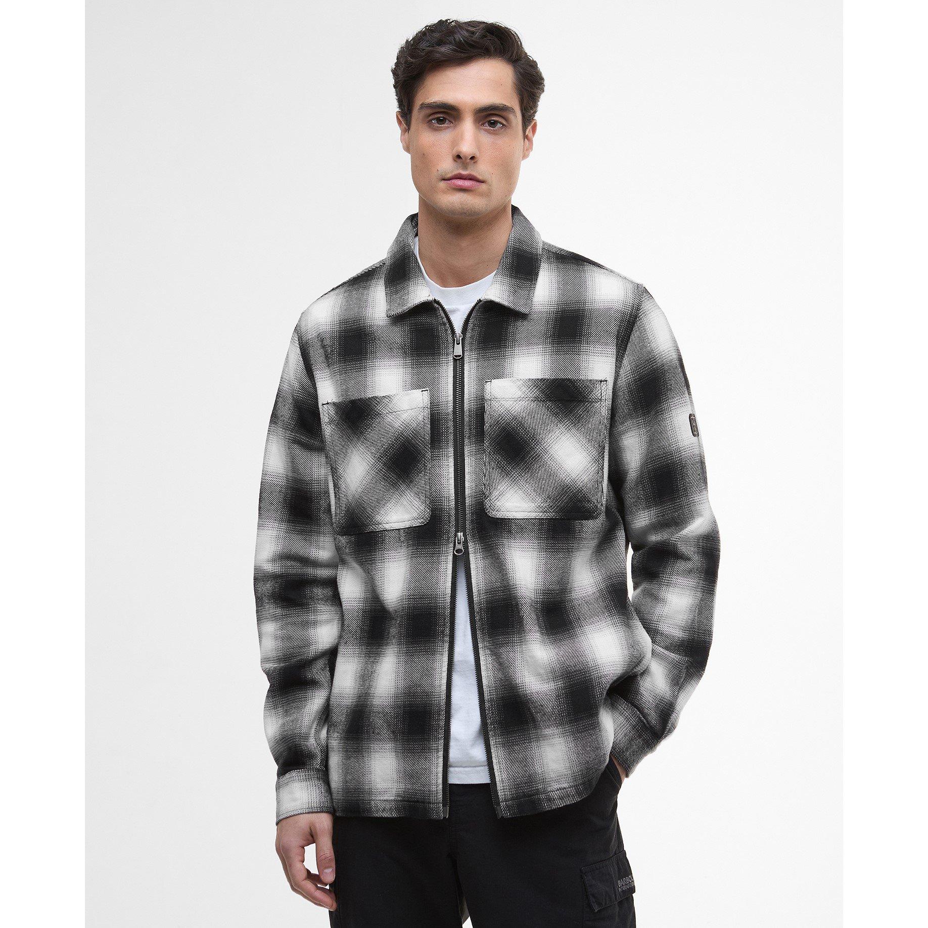 Black BK11 - Barbour International - Men's Carlisle Long Sleeve Overshirt - 2