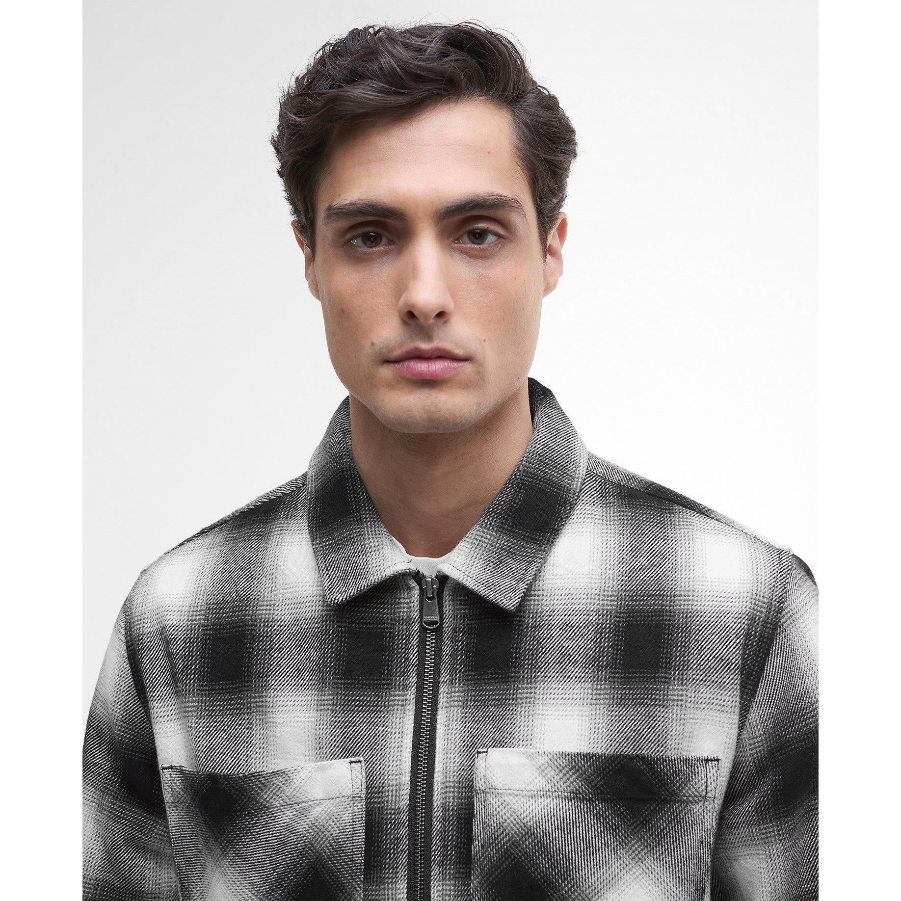 Black BK11 - Barbour International - Men's Carlisle Long Sleeve Overshirt - 4