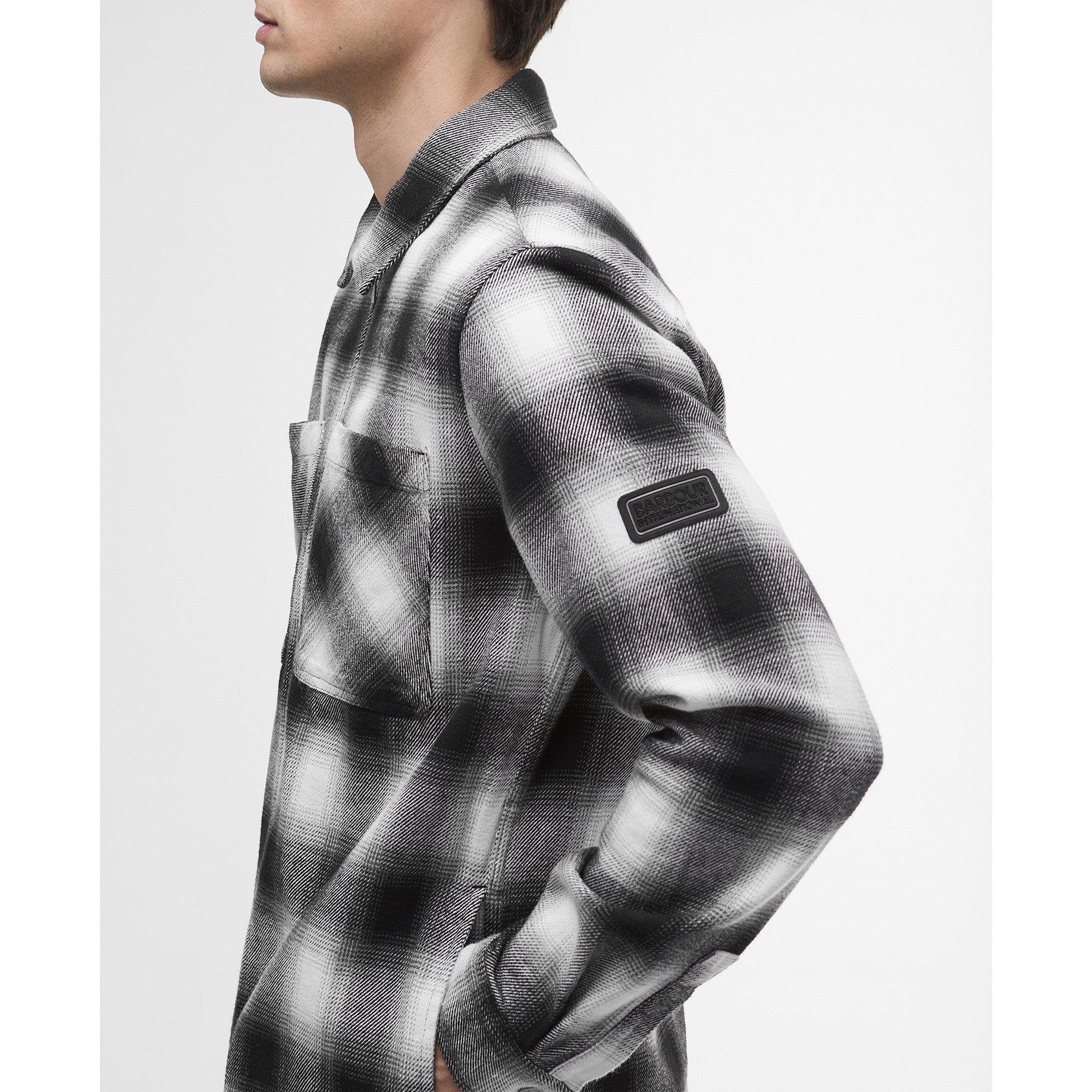 Black BK11 - Barbour International - Men's Carlisle Long Sleeve Overshirt - 5