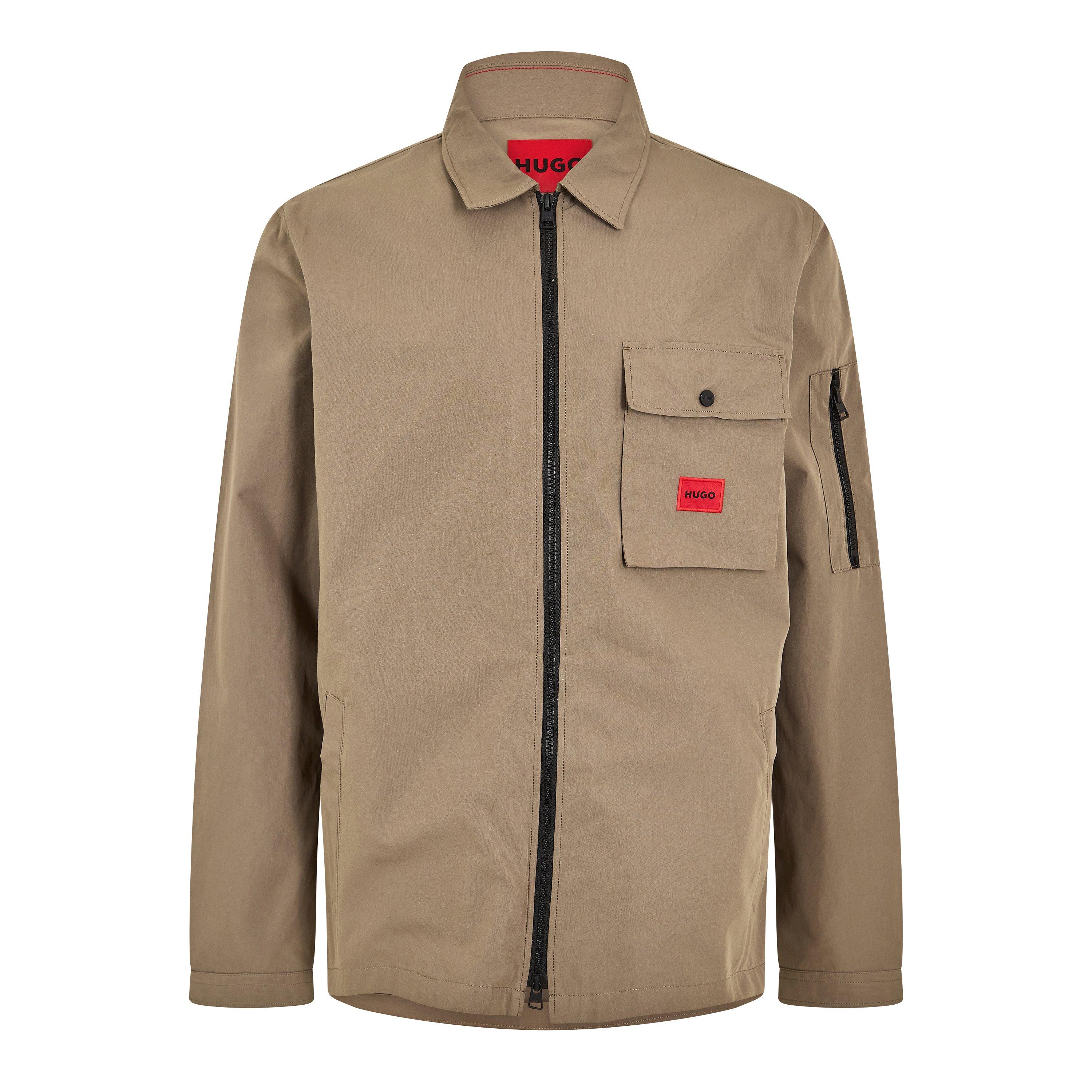 Hugo Men's Emmond Overshirt - Medium Grey - S