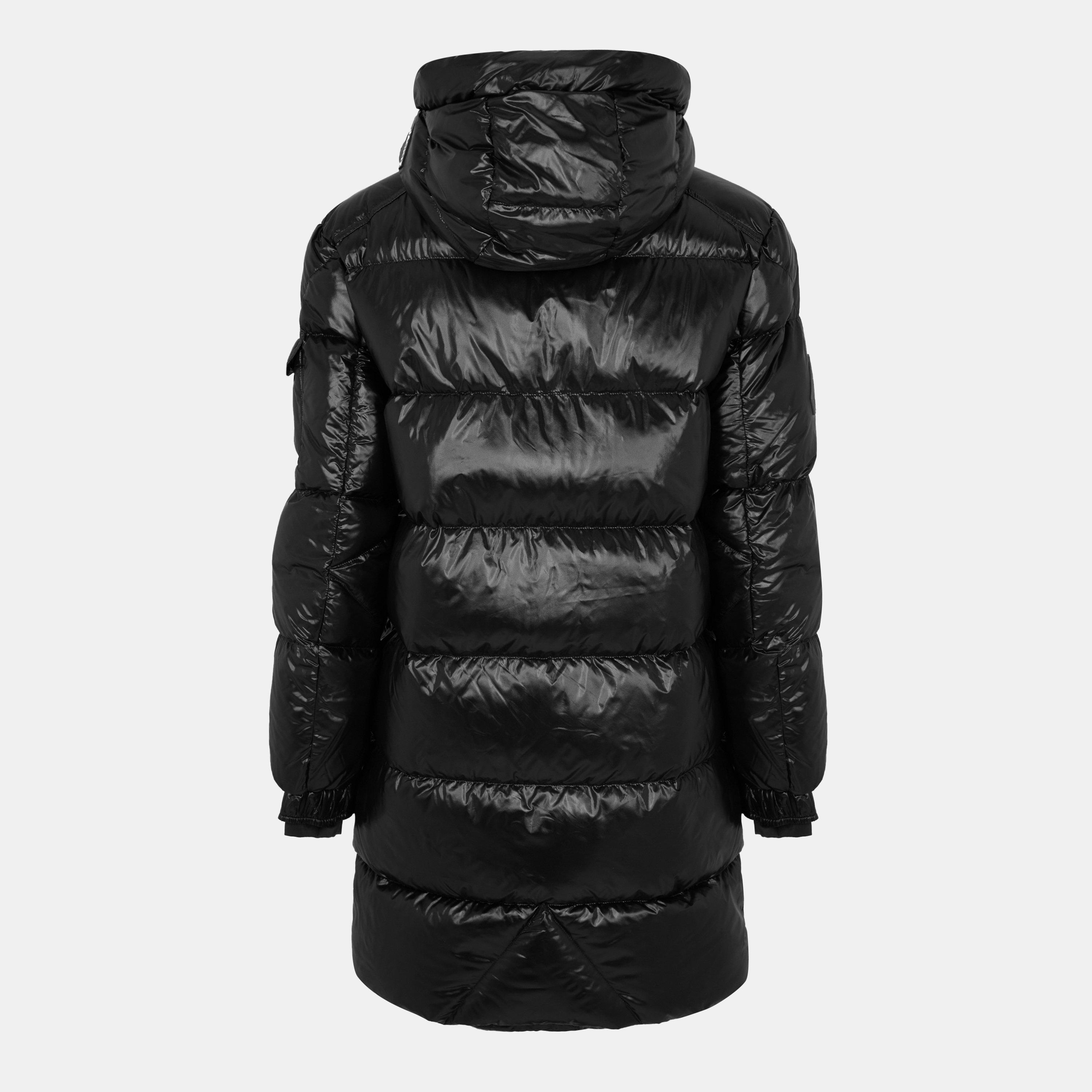 Black - Jack1t - Men's Slick Long Puffer Jacket - 2