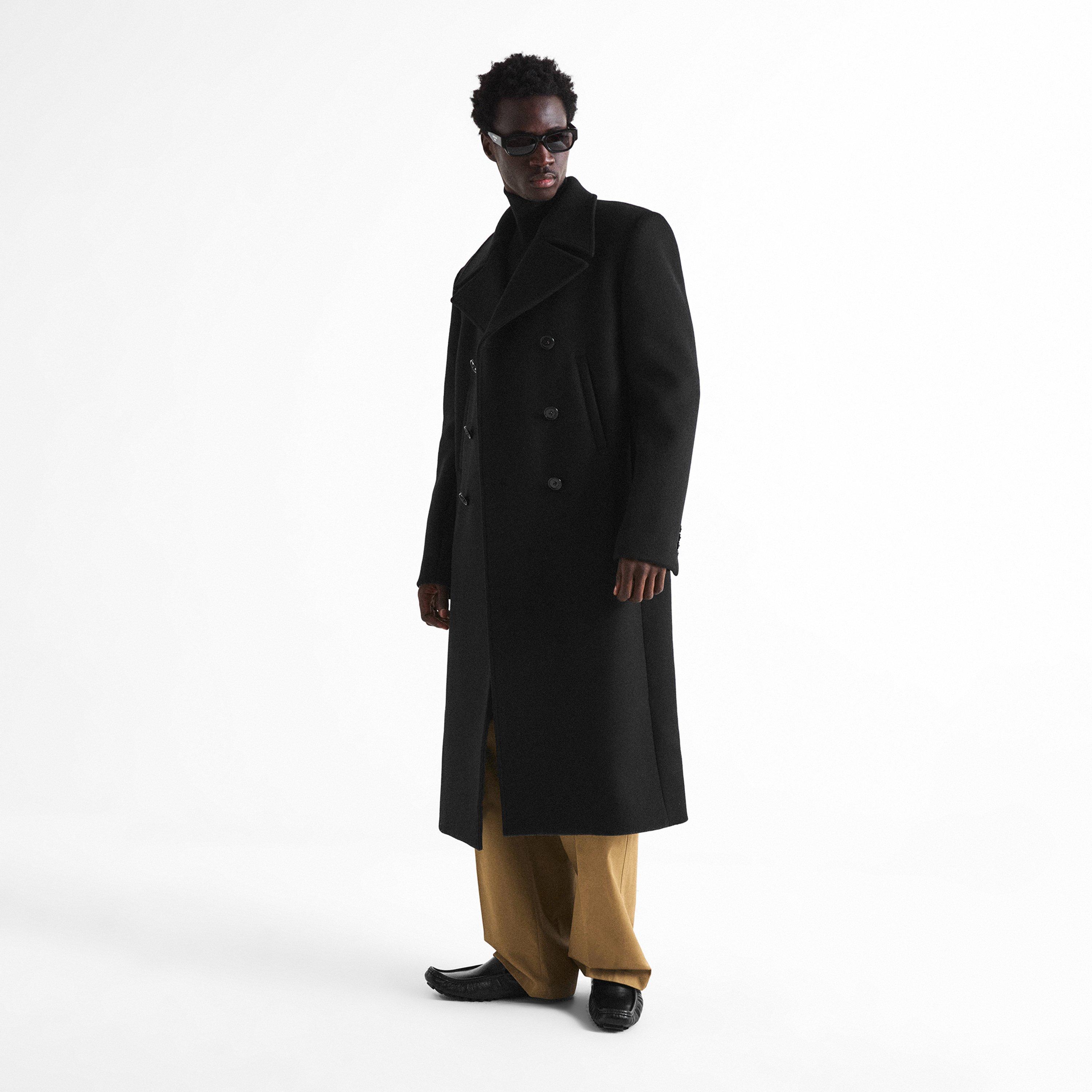 Black - Balenciaga - Bal Wool Ovrcoat Sn63 - 6