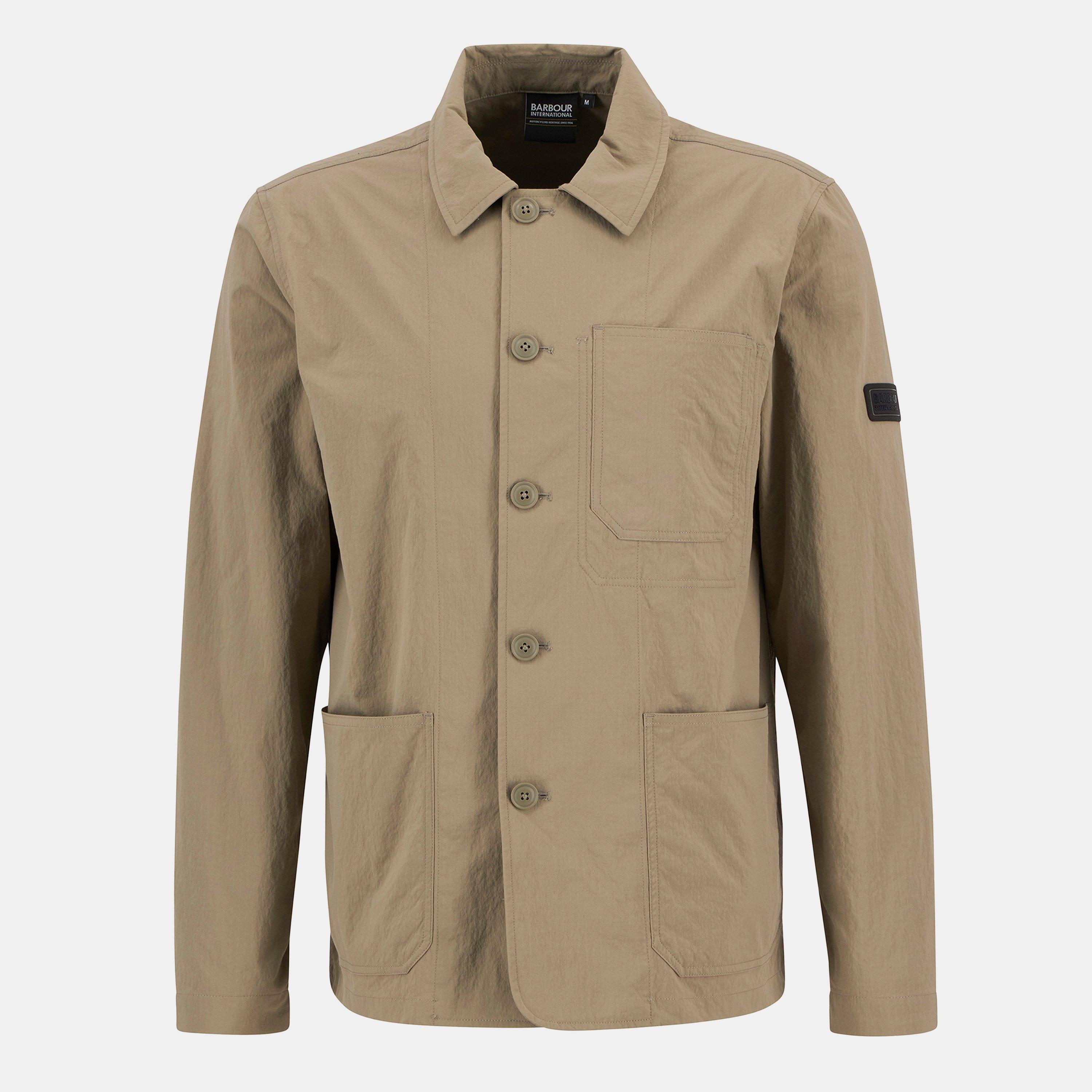 Barbour International Men's Douglas Long Sleeve Overshirt - Brindle St59 - L