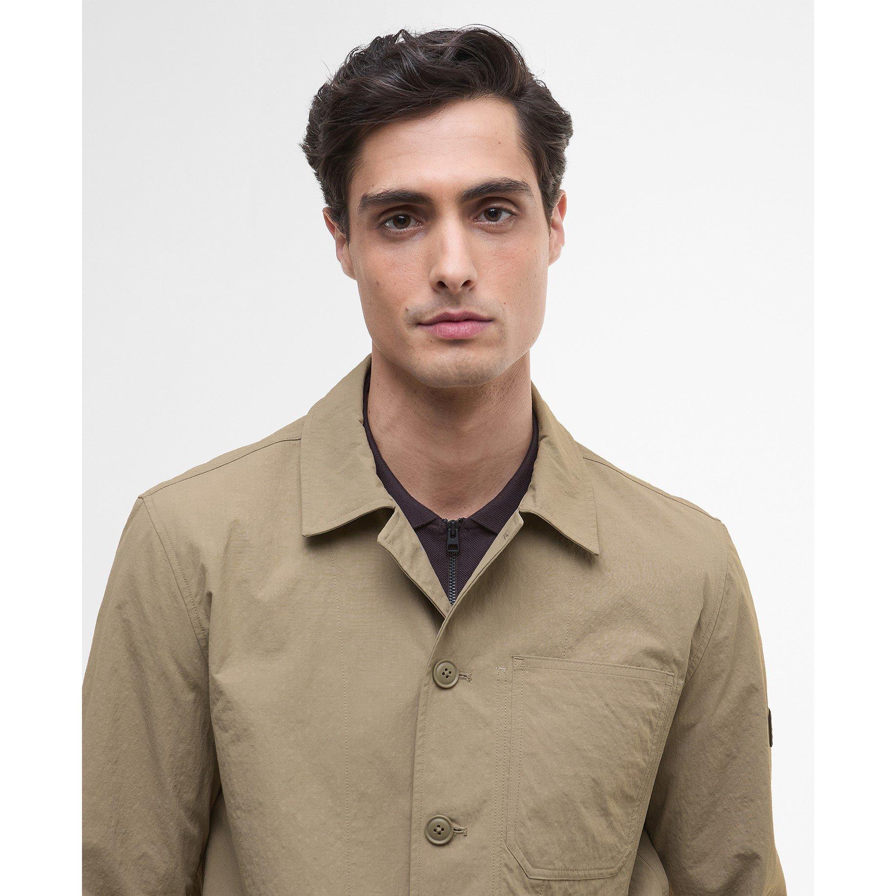 Brindle ST59 - Barbour International - Men's Douglas Long Sleeve Overshirt - 4