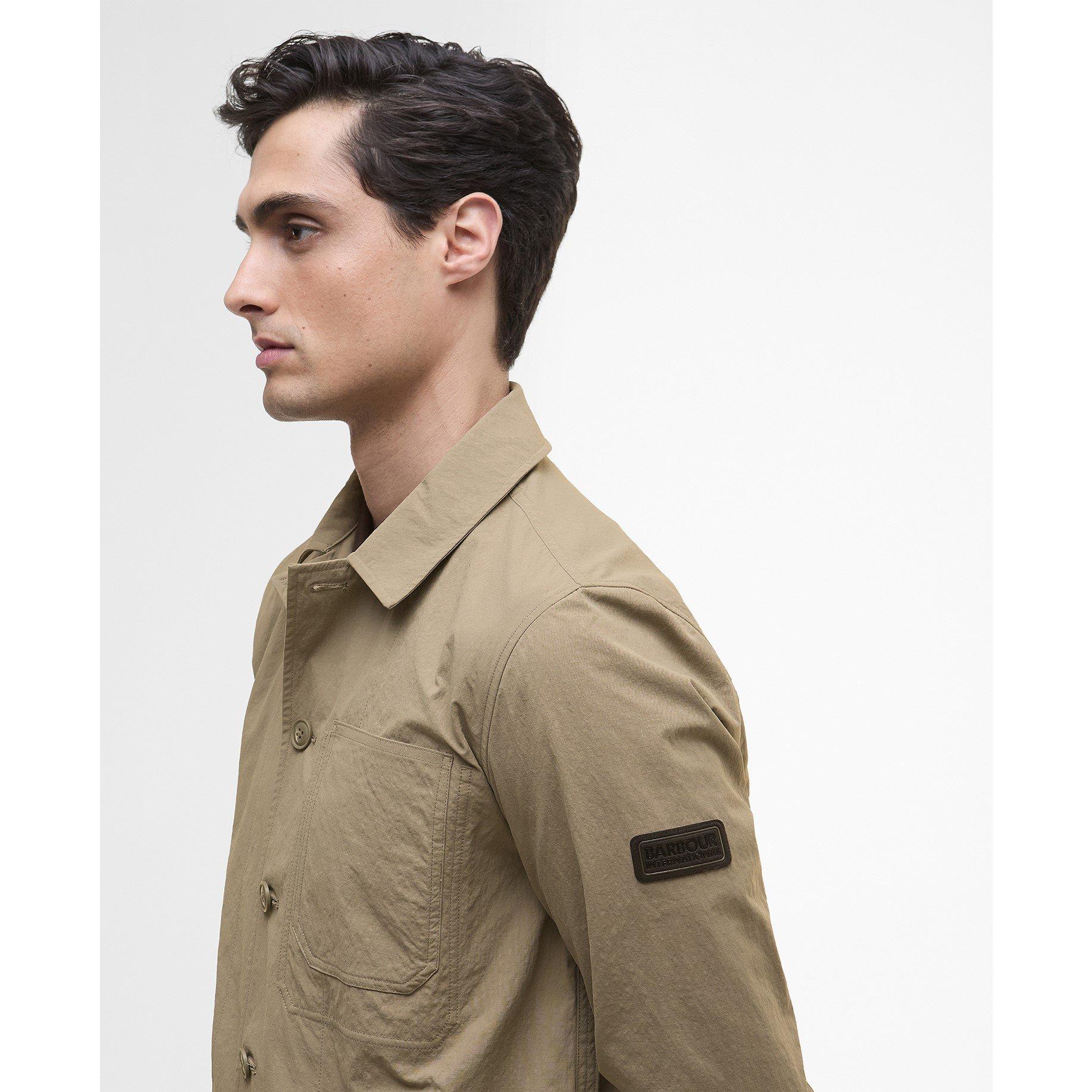 Brindle ST59 - Barbour International - Men's Douglas Long Sleeve Overshirt - 5
