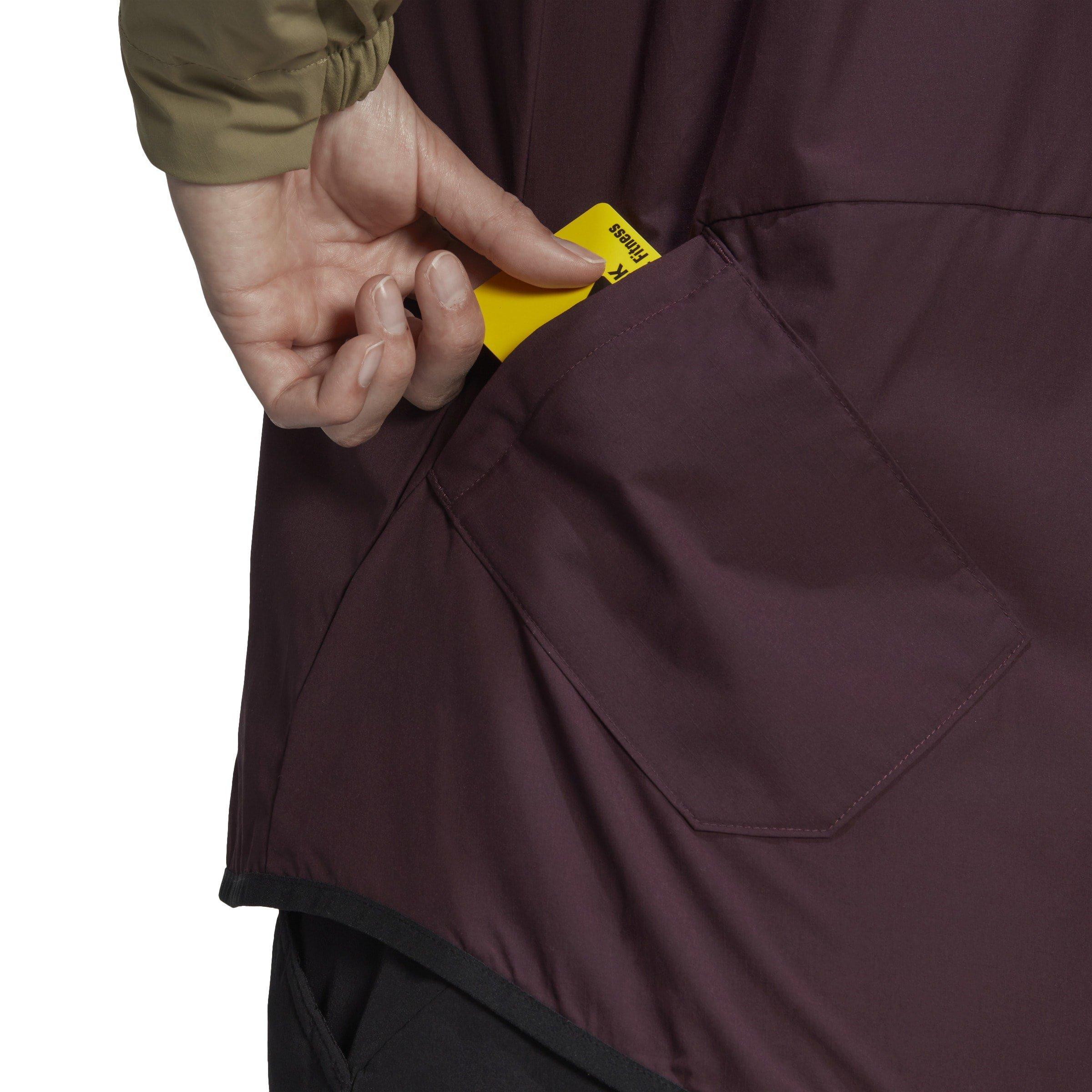 Maroon/Beige - Five Ten - WIND.RDY Recycled Polyester Windbreaker - 5