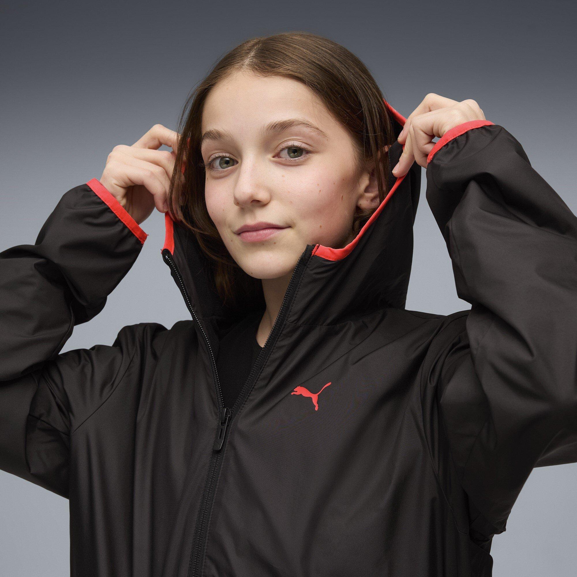 Black/Orange - Puma - Rain Windbreaker - 4